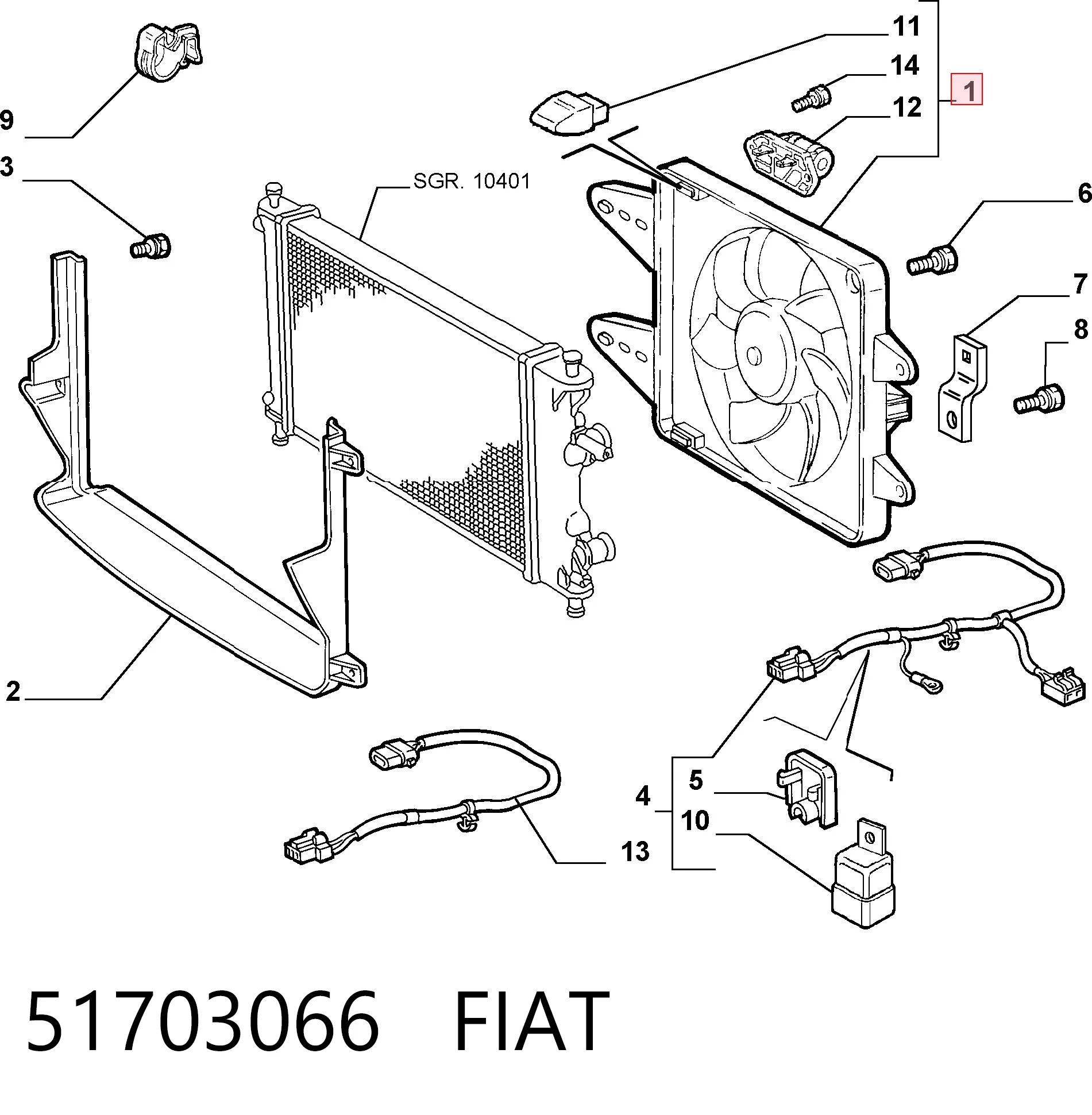51703066 Fiat/Alfa/Lancia