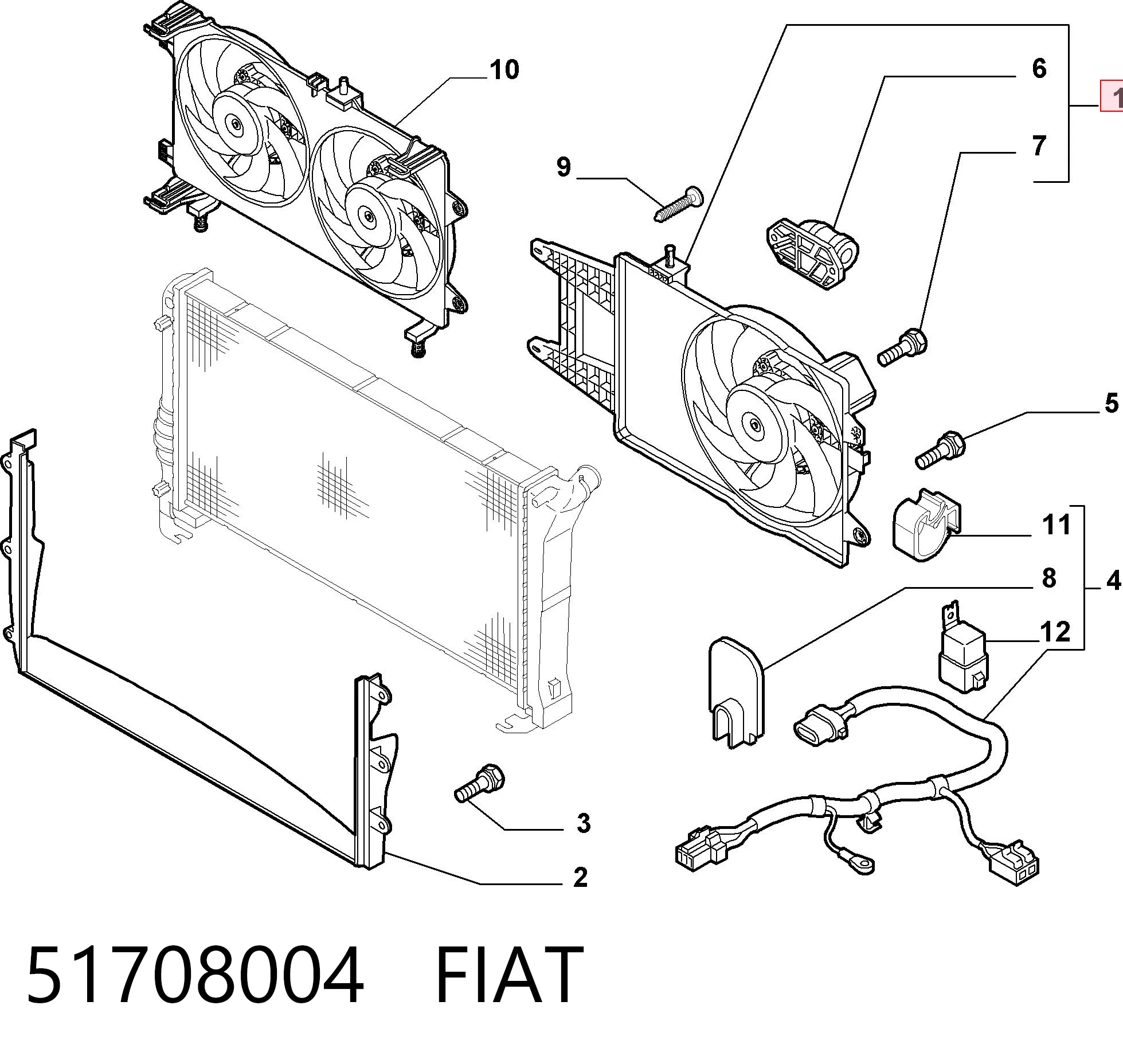 51708004 Fiat/Alfa/Lancia