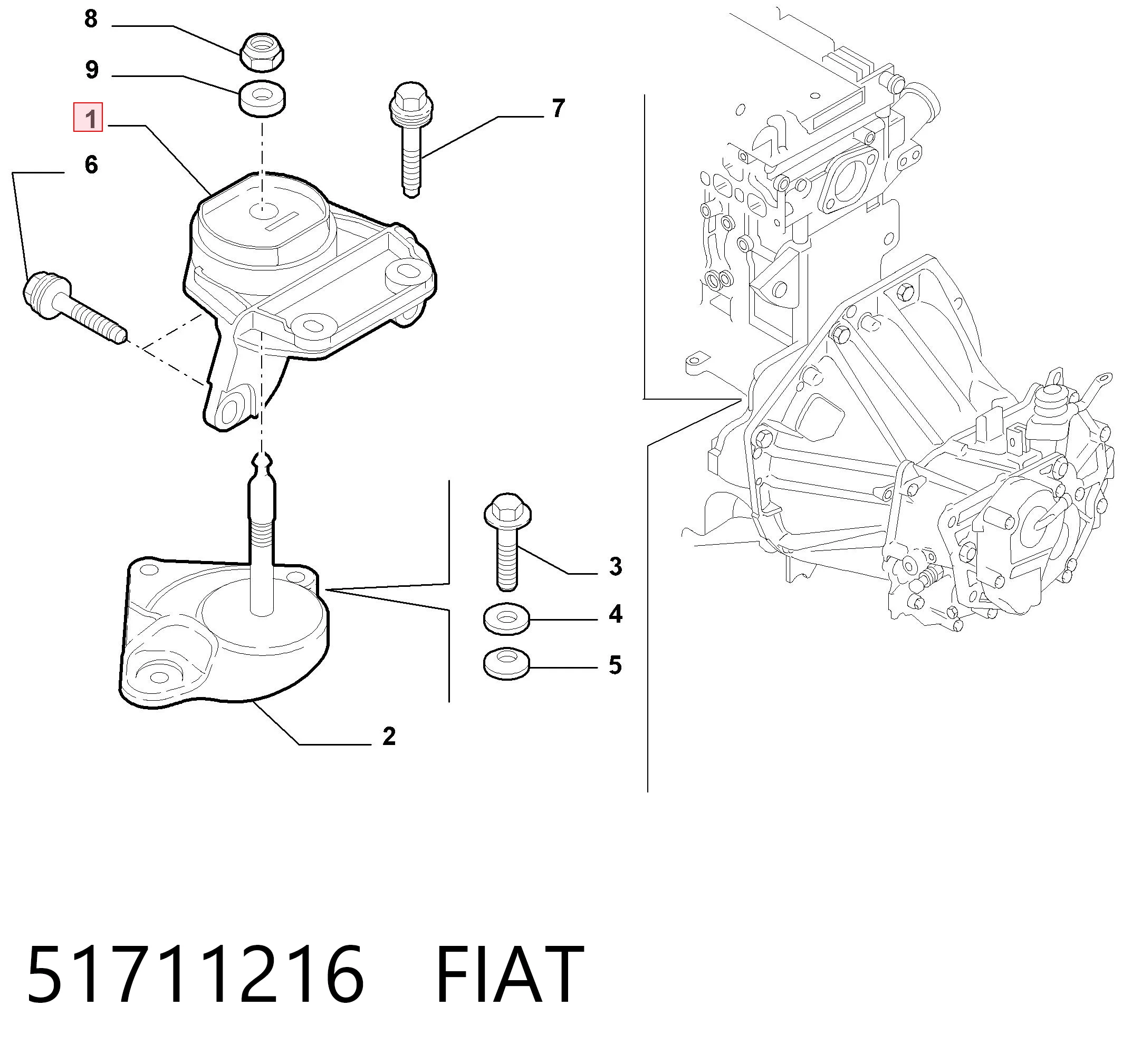 Comprar 49402518 Corteco Soporte izquierdo del motor