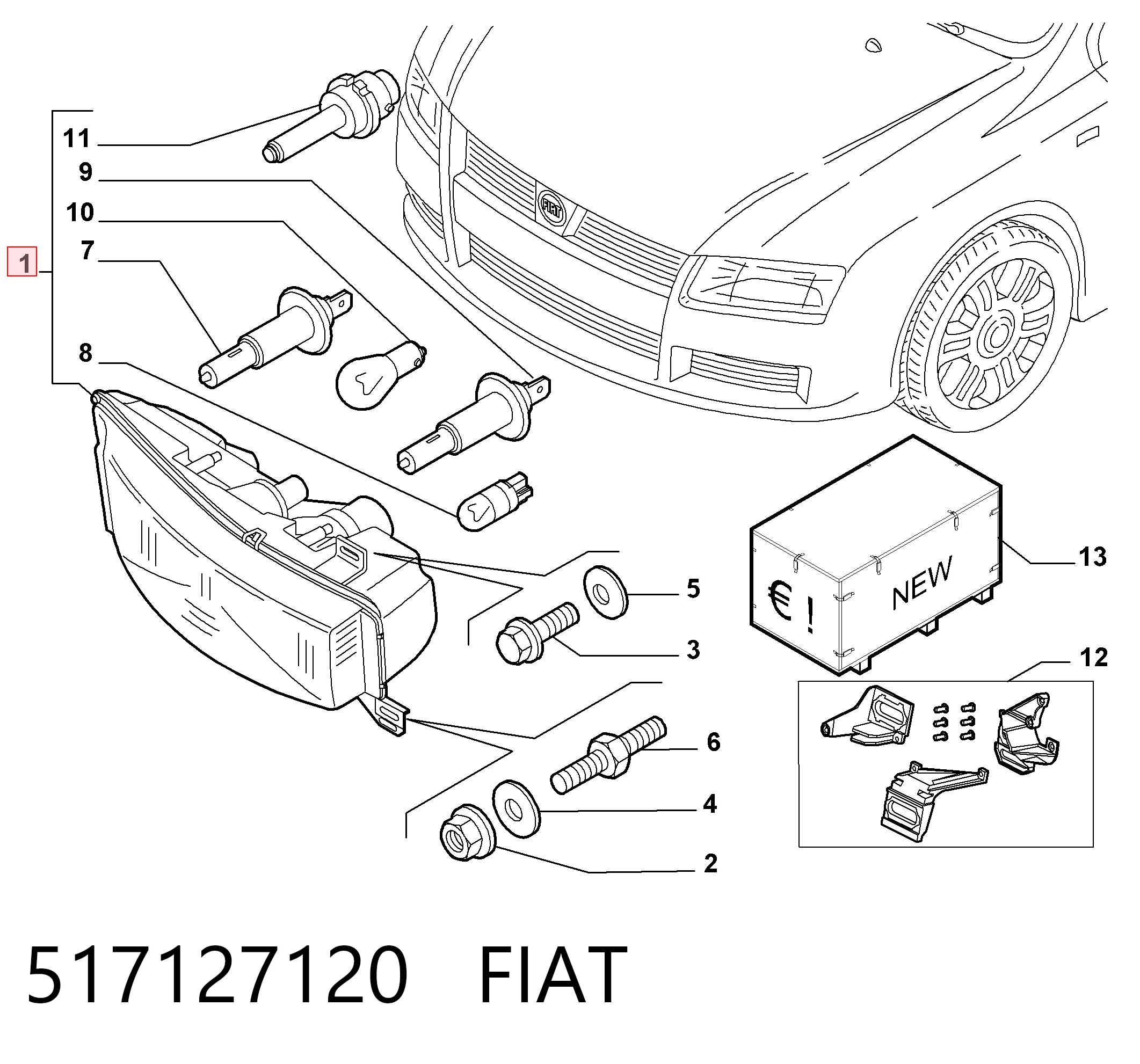 517127120 Fiat/Alfa/Lancia