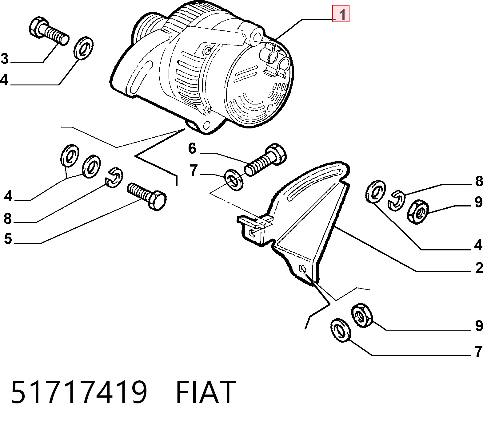 51717419 Fiat/Alfa/Lancia