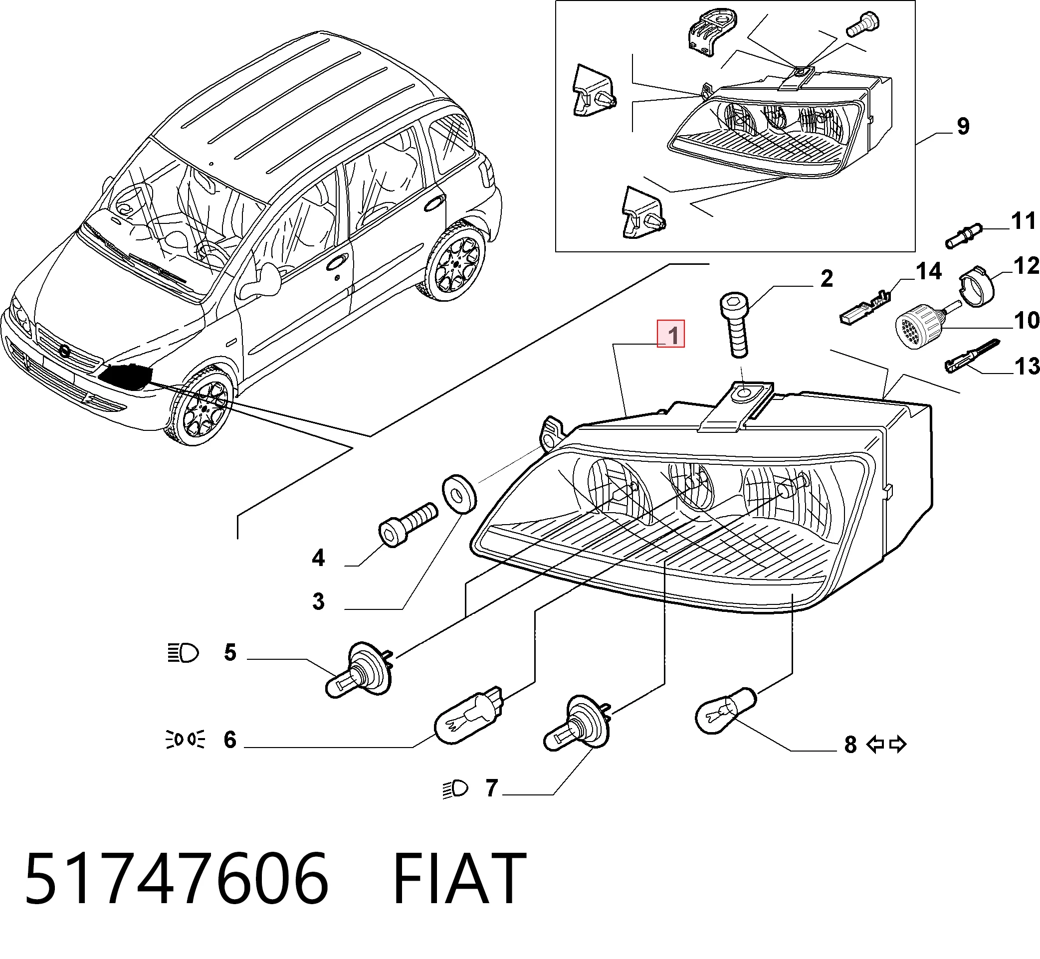 51747606 Fiat/Alfa/Lancia