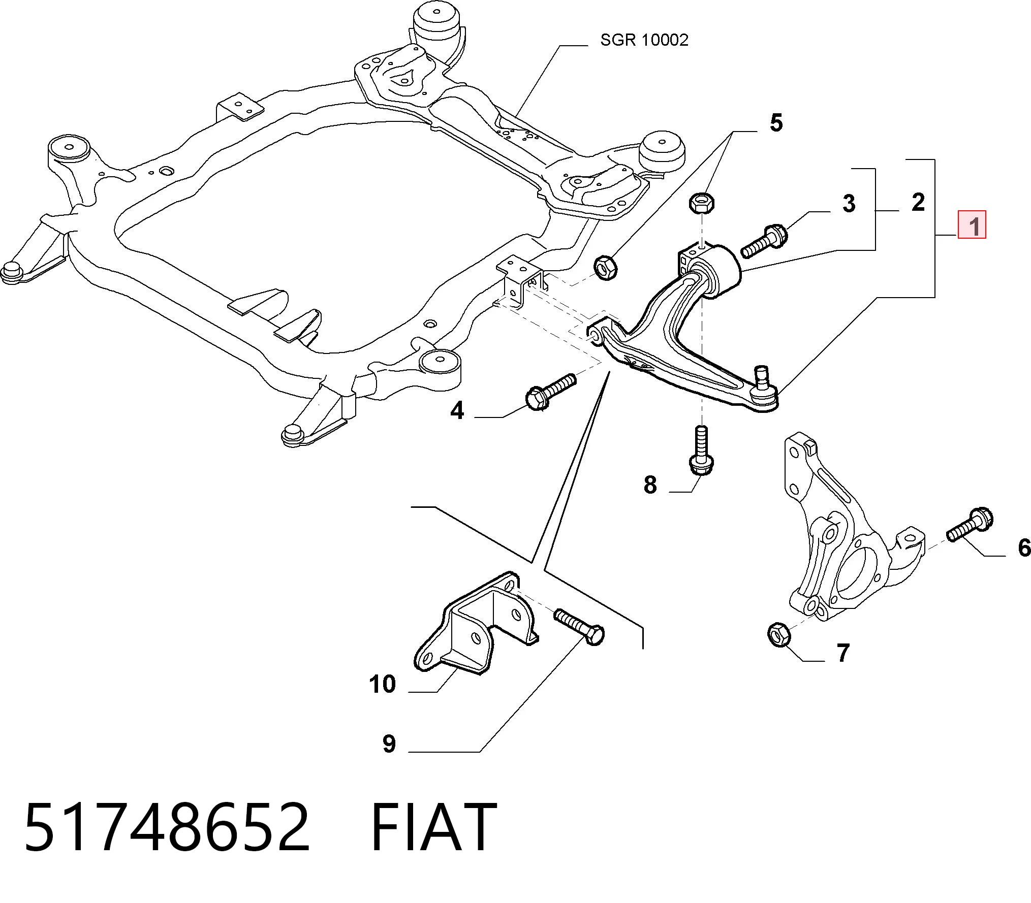 51748652 Fiat/Alfa/Lancia