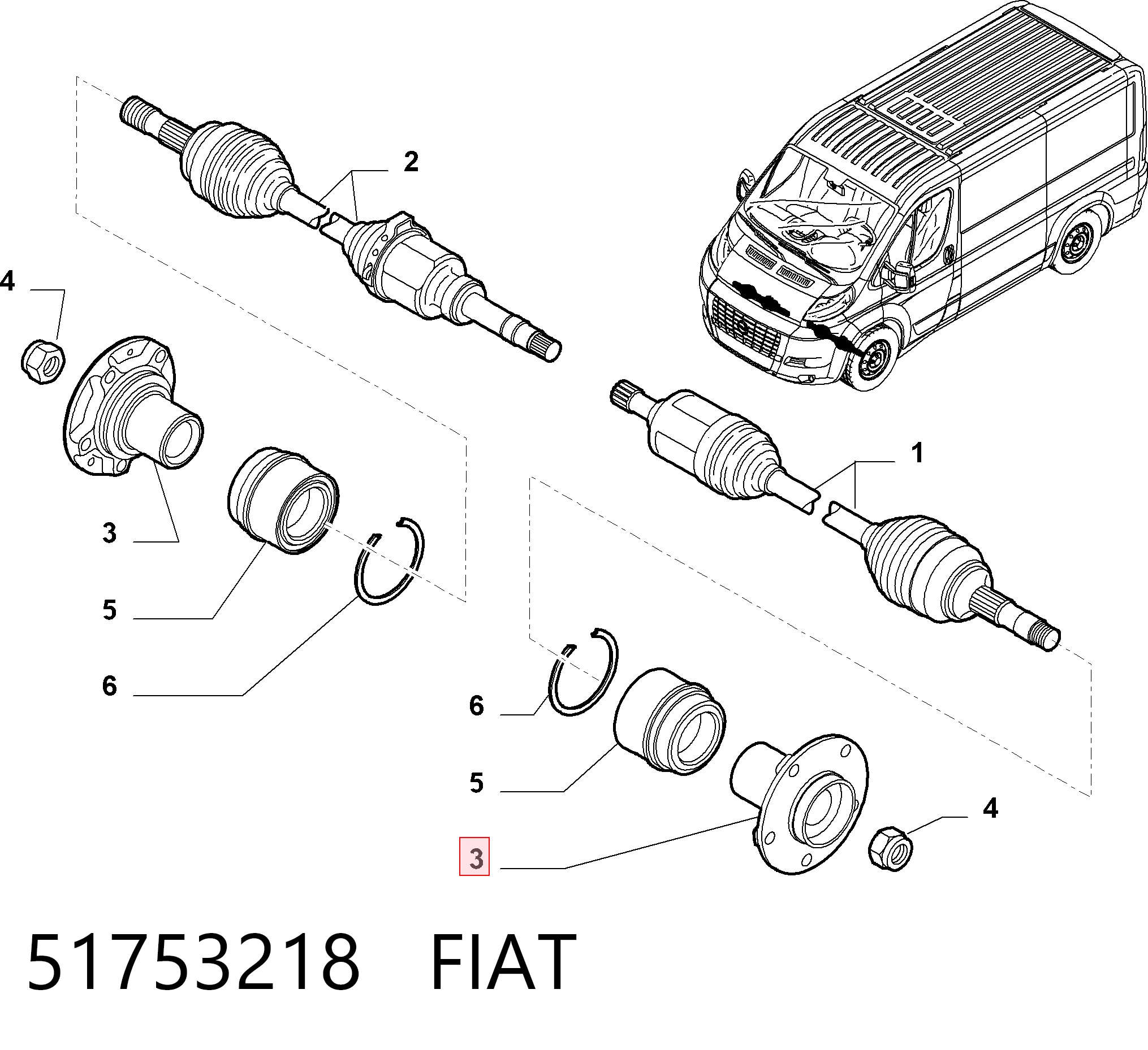 Buje Fiat Ducato III (250)