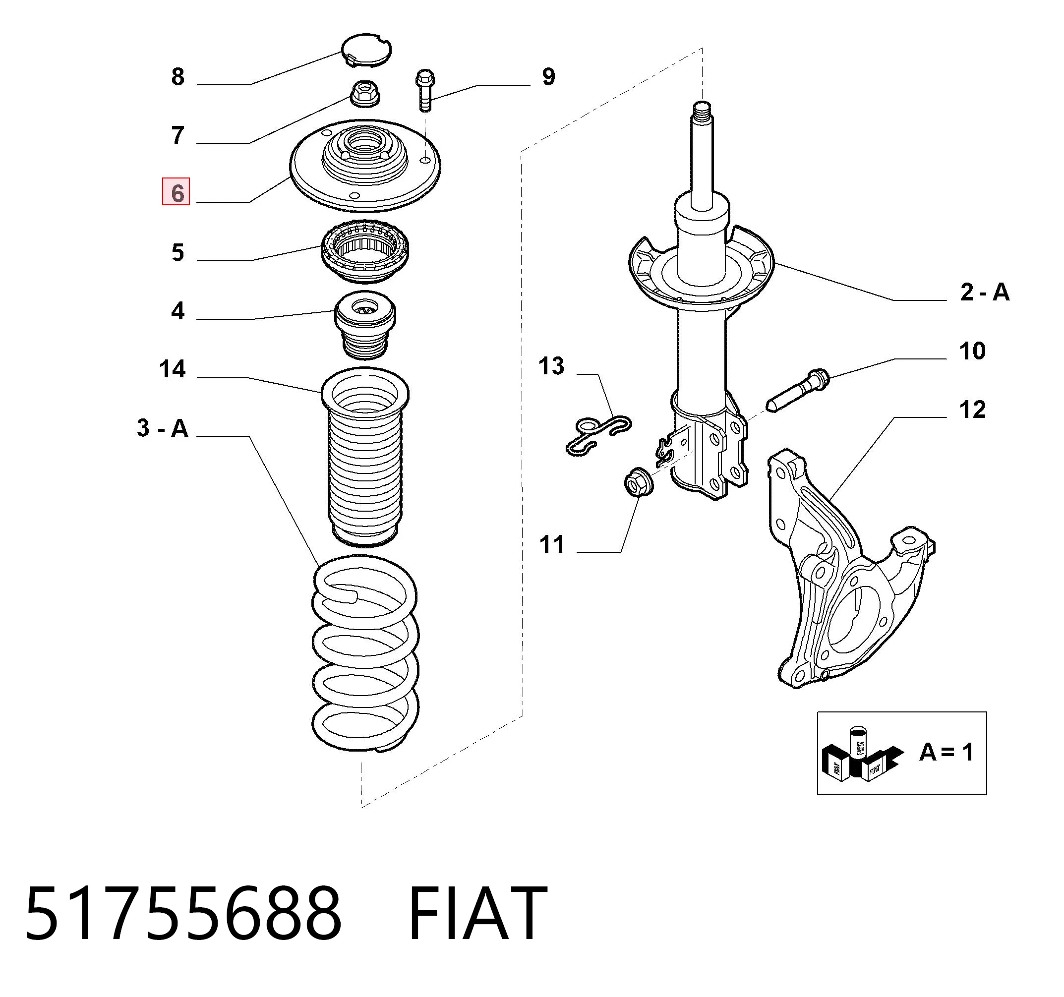 51755688 Fiat/Alfa/Lancia