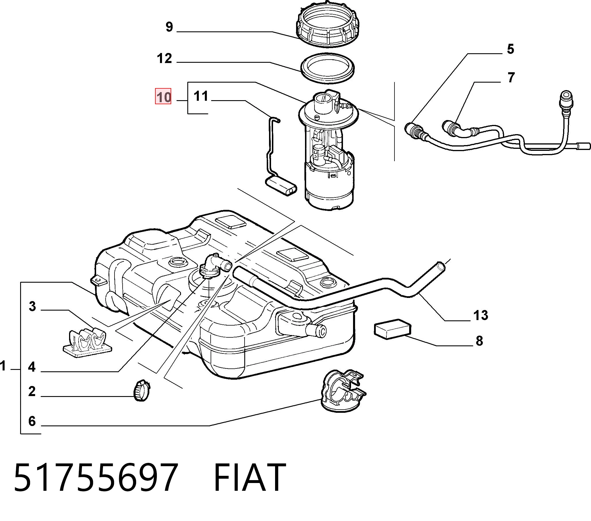 51755697 Fiat/Alfa/Lancia