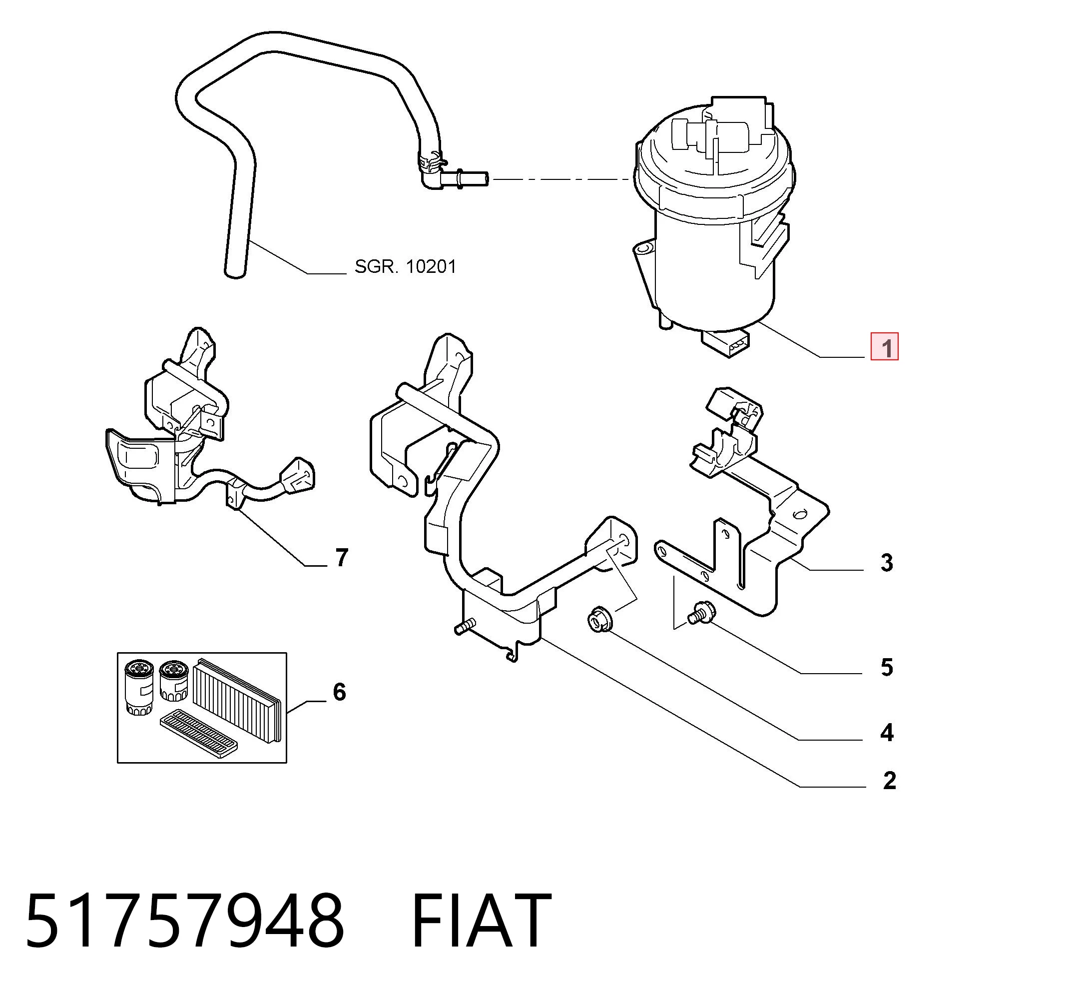 51757948 Fiat/Alfa/Lancia