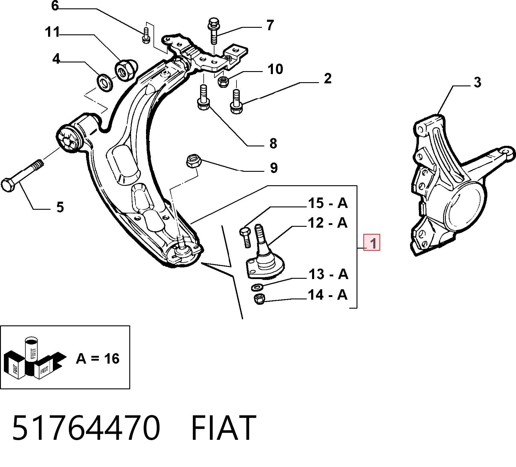 51764470 Fiat/Alfa/Lancia