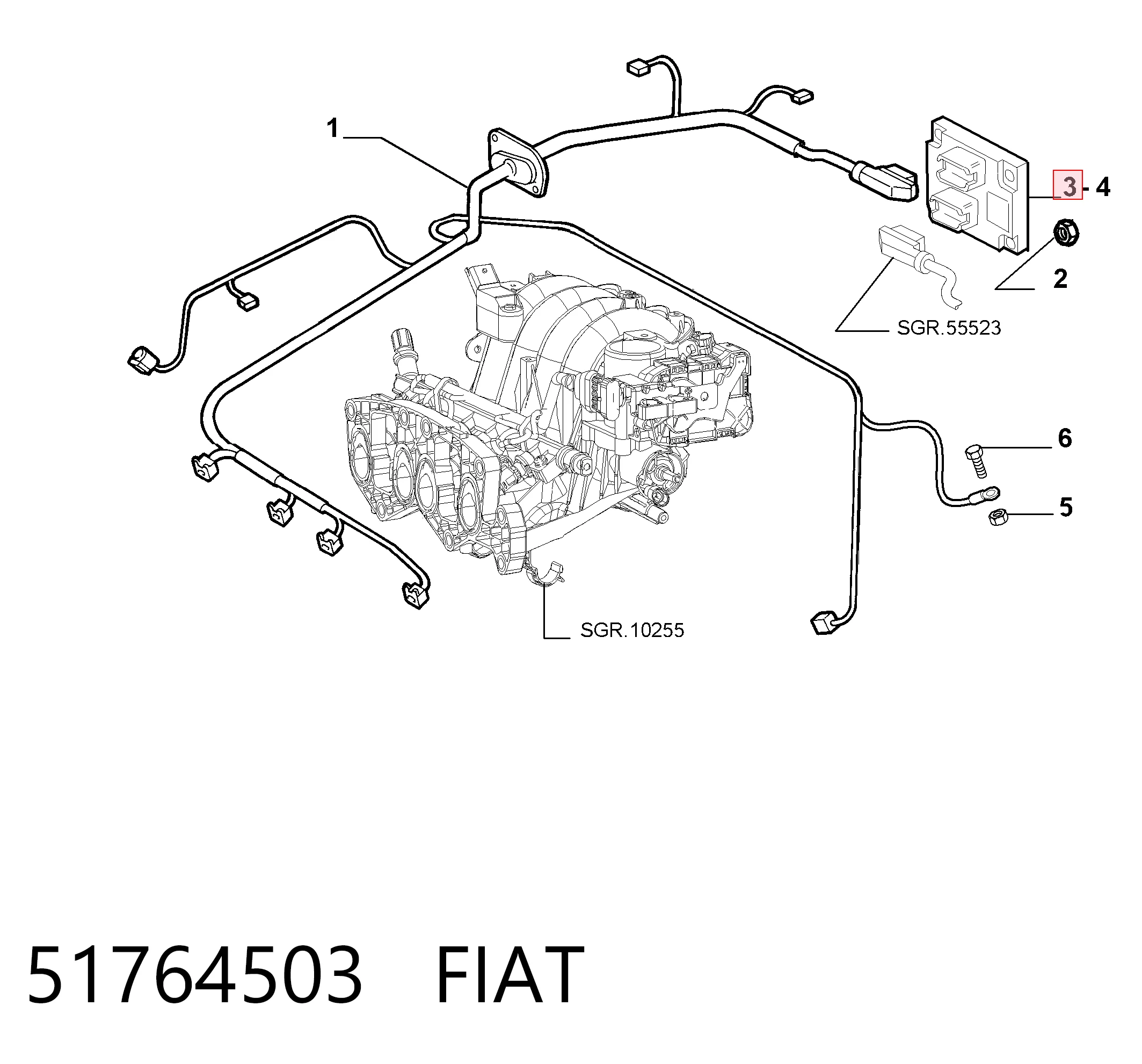 Módulo de control del motor Fiat Punto  hatchback comprar en España