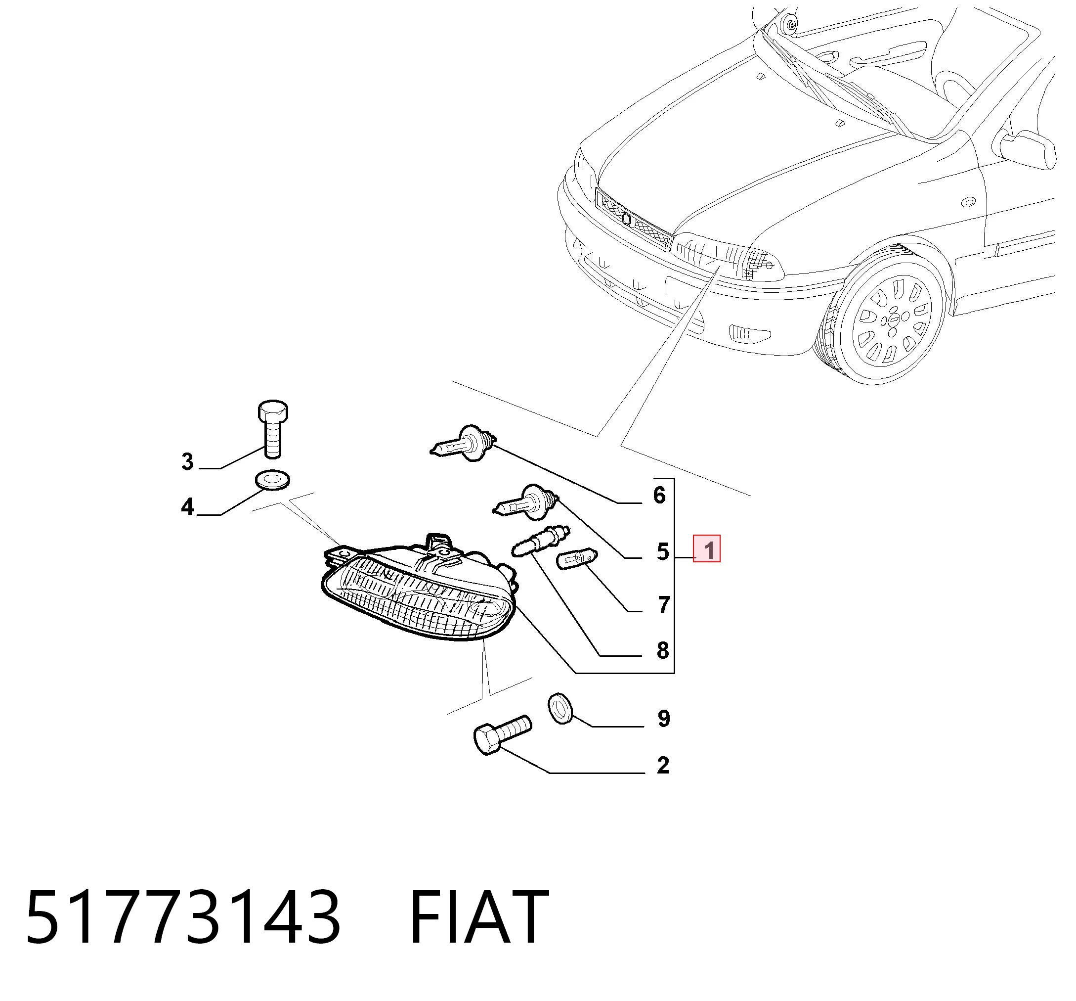 51773143 Fiat/Alfa/Lancia
