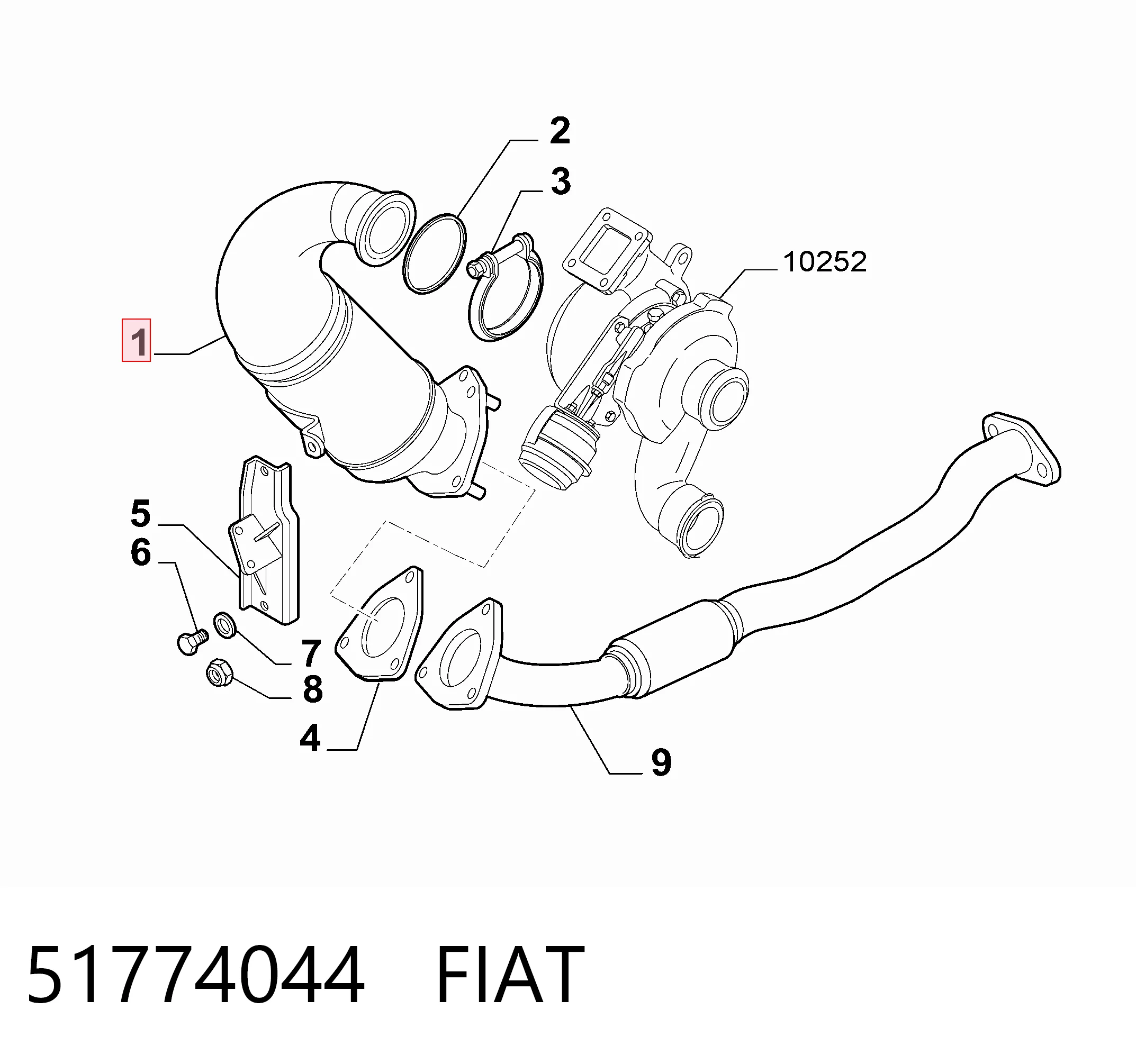  Catalizador Fiat Stilo 