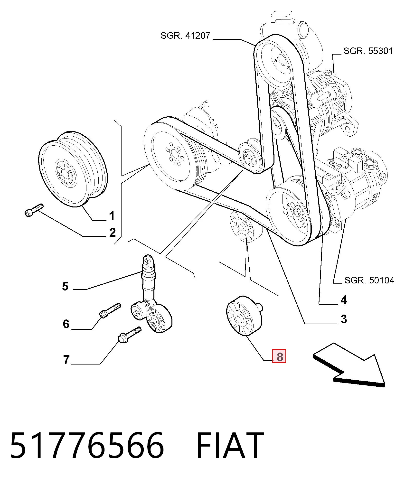 51776566 Fiat/Alfa/Lancia