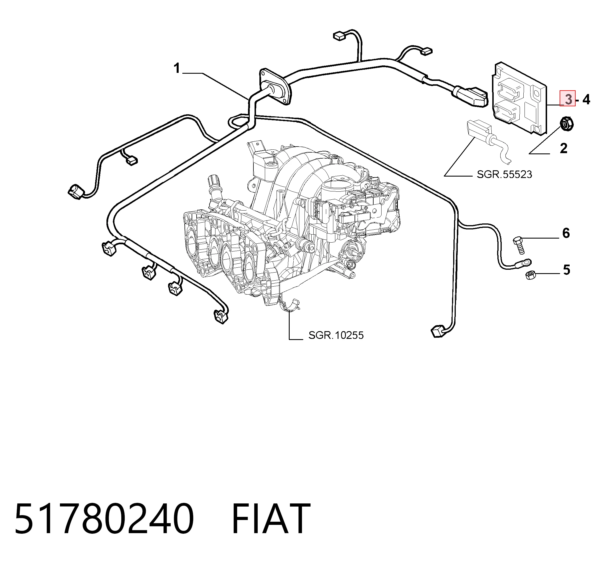 Unidad de control del motor  Fiat Punto GRAND hatchback (199) (2005 - 2018) precio, desde 119,06 EUR