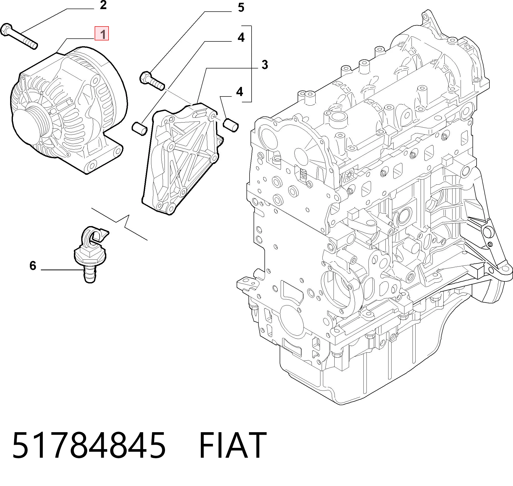 Alternador del motor Opel Combo  desde 75,50 €