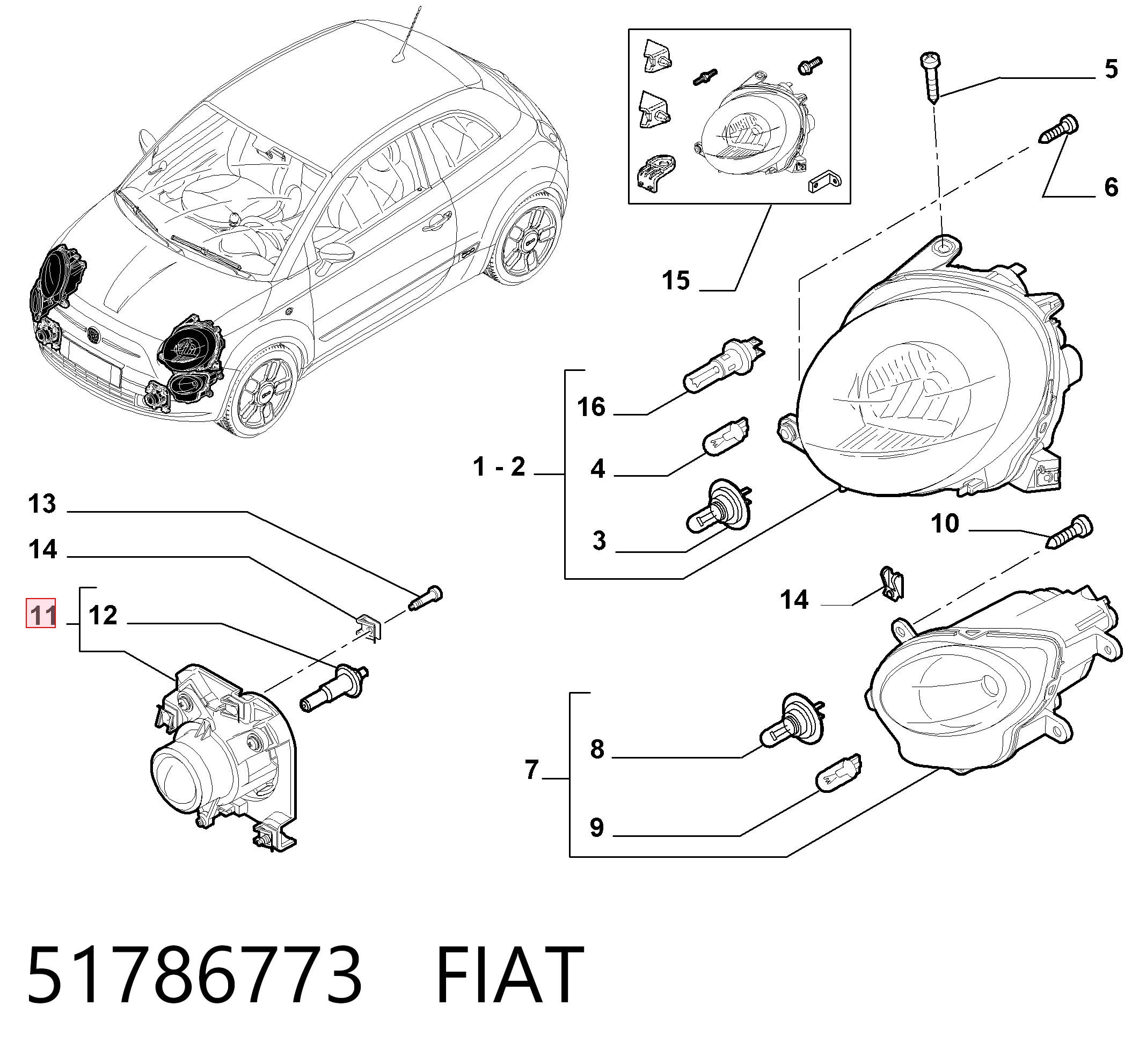 51786773 Fiat/Alfa/Lancia