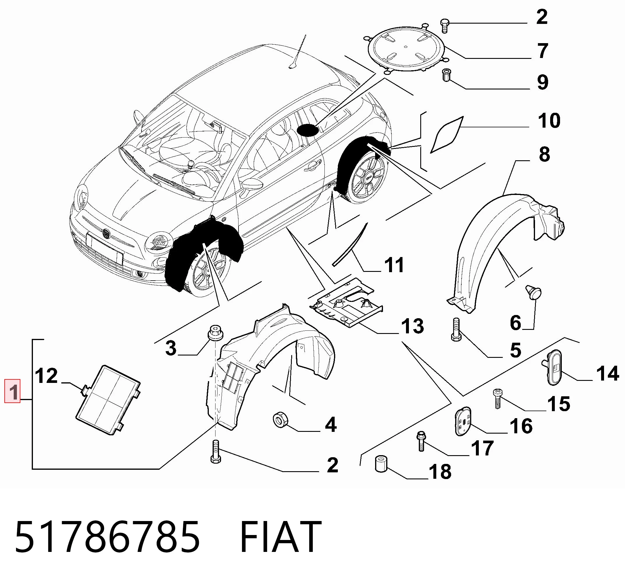 51786785 Fiat/Alfa/Lancia