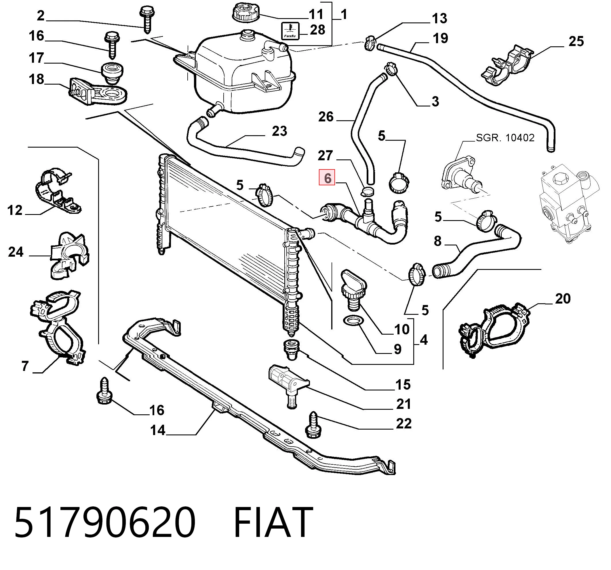 51790620 Fiat/Alfa/Lancia