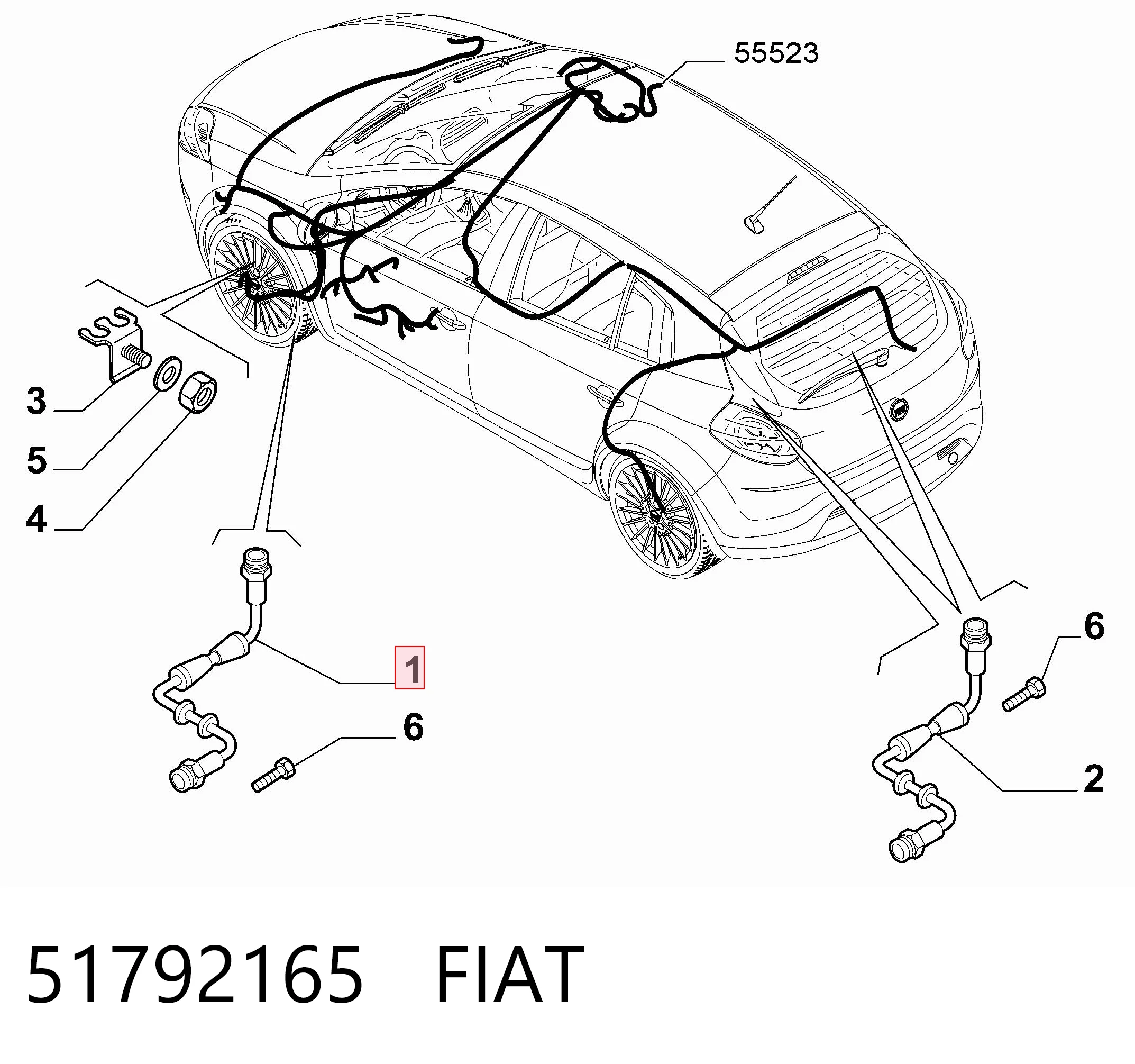Sensor ABS delantero Fiat Stilo  hatchback comprar en España