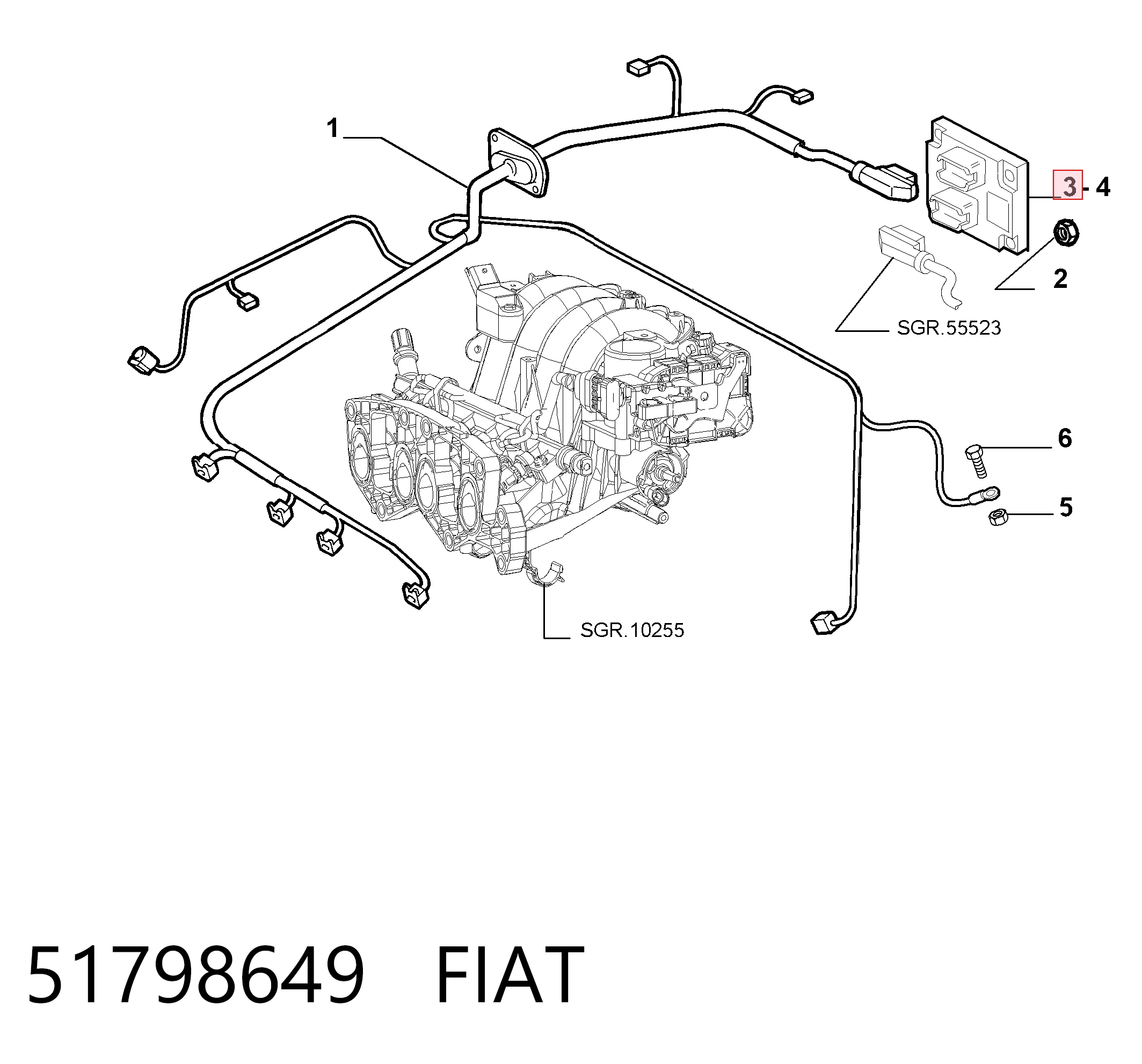 Centralina Del Motor para Fiat Punto GRAND 199