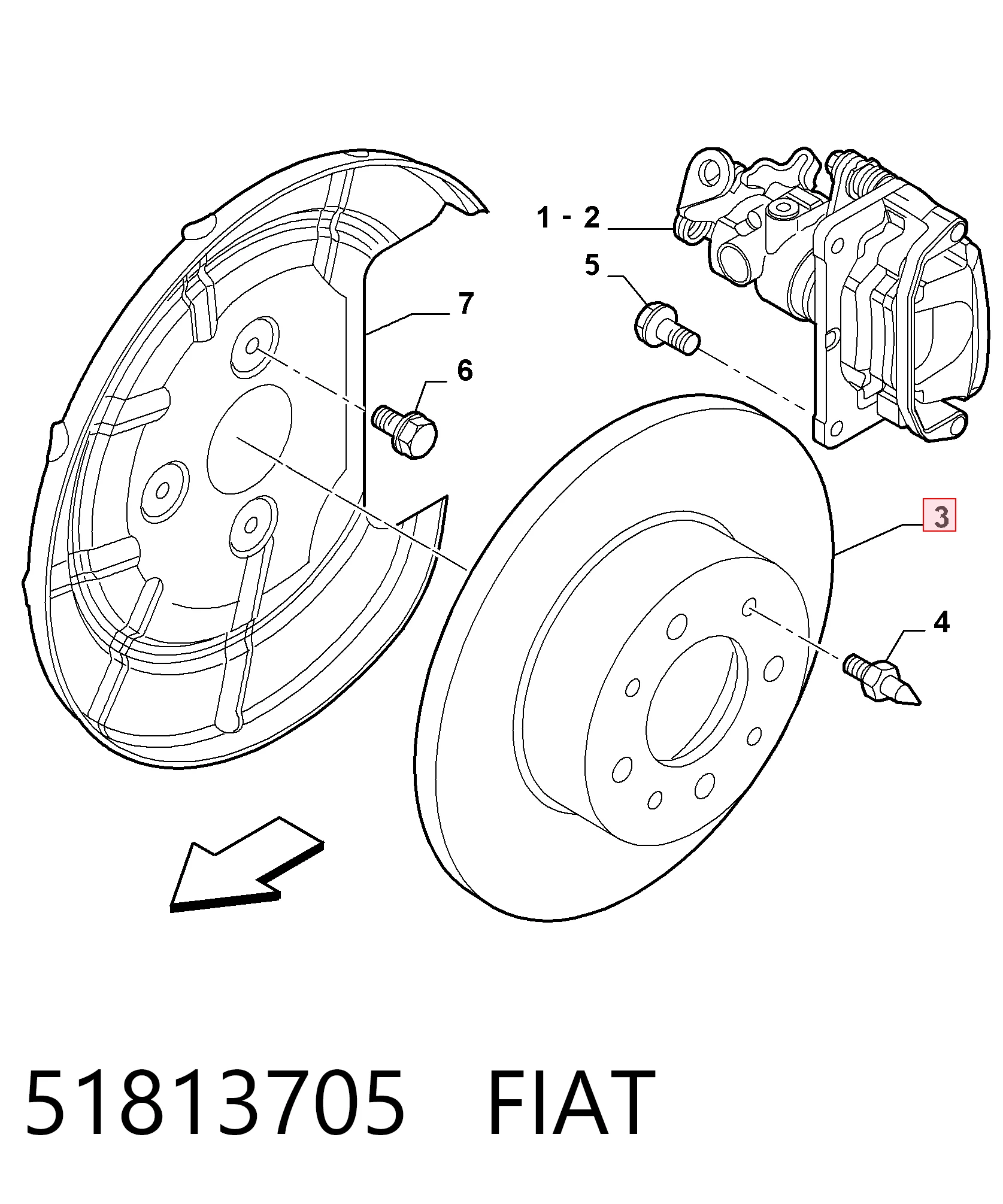 51813705 Fiat/Alfa/Lancia