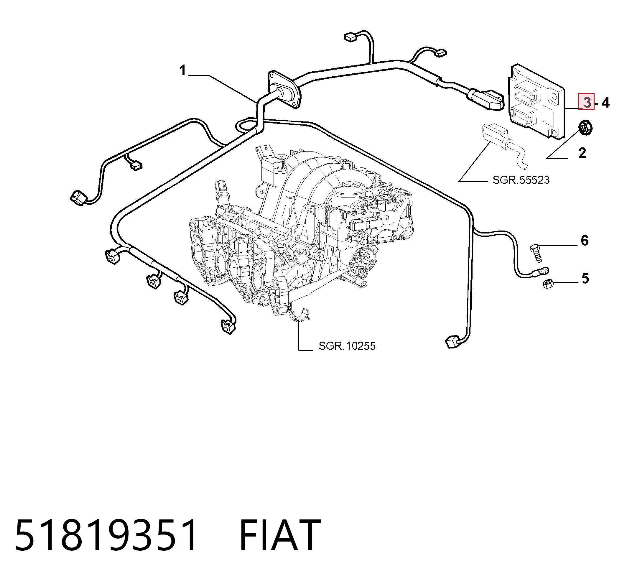 Unidad de control del motor  Fiat Punto GRAND hatchback (199) (2005 - 2018) precio, desde 119,06 EUR