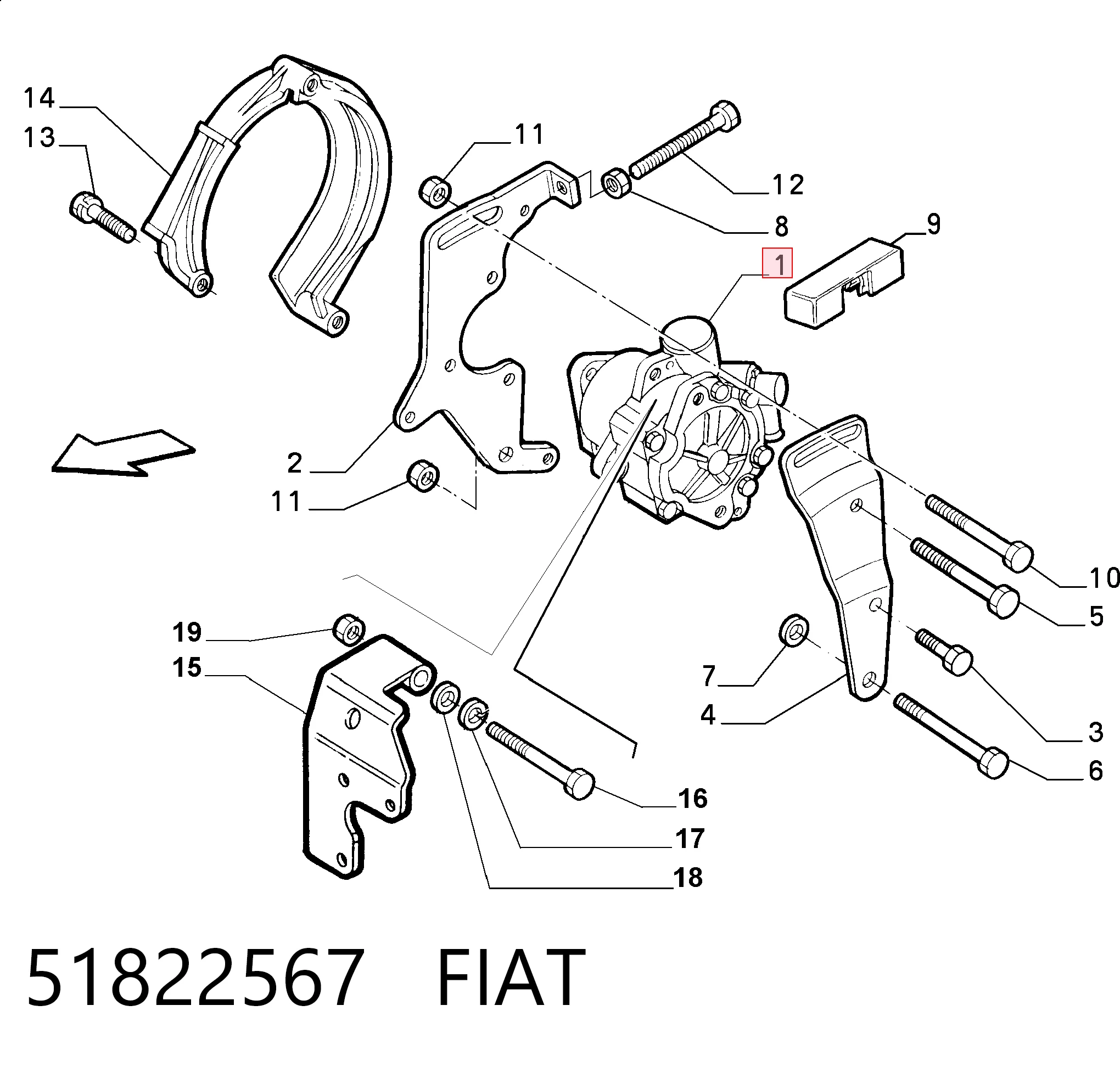 51822567 Fiat/Alfa/Lancia