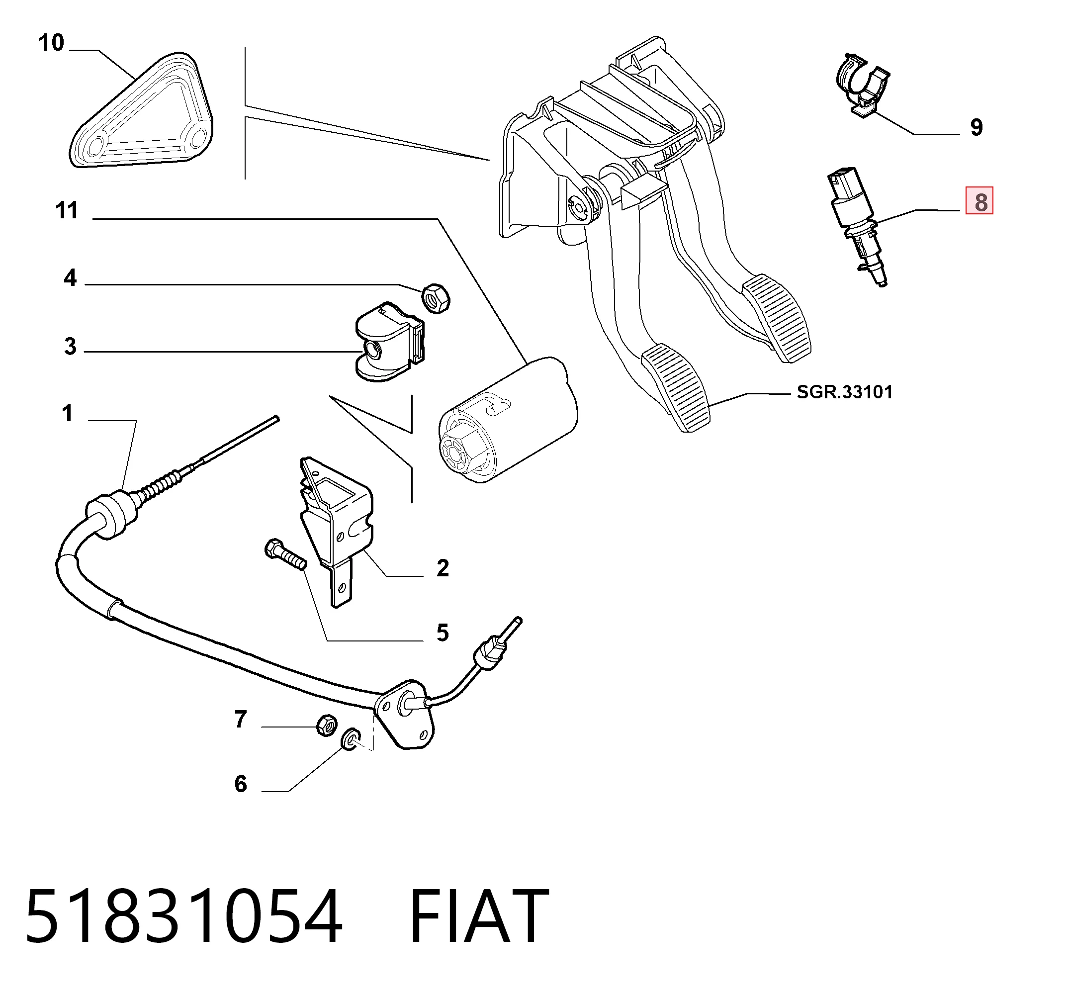 51831054 Fiat/Alfa/Lancia