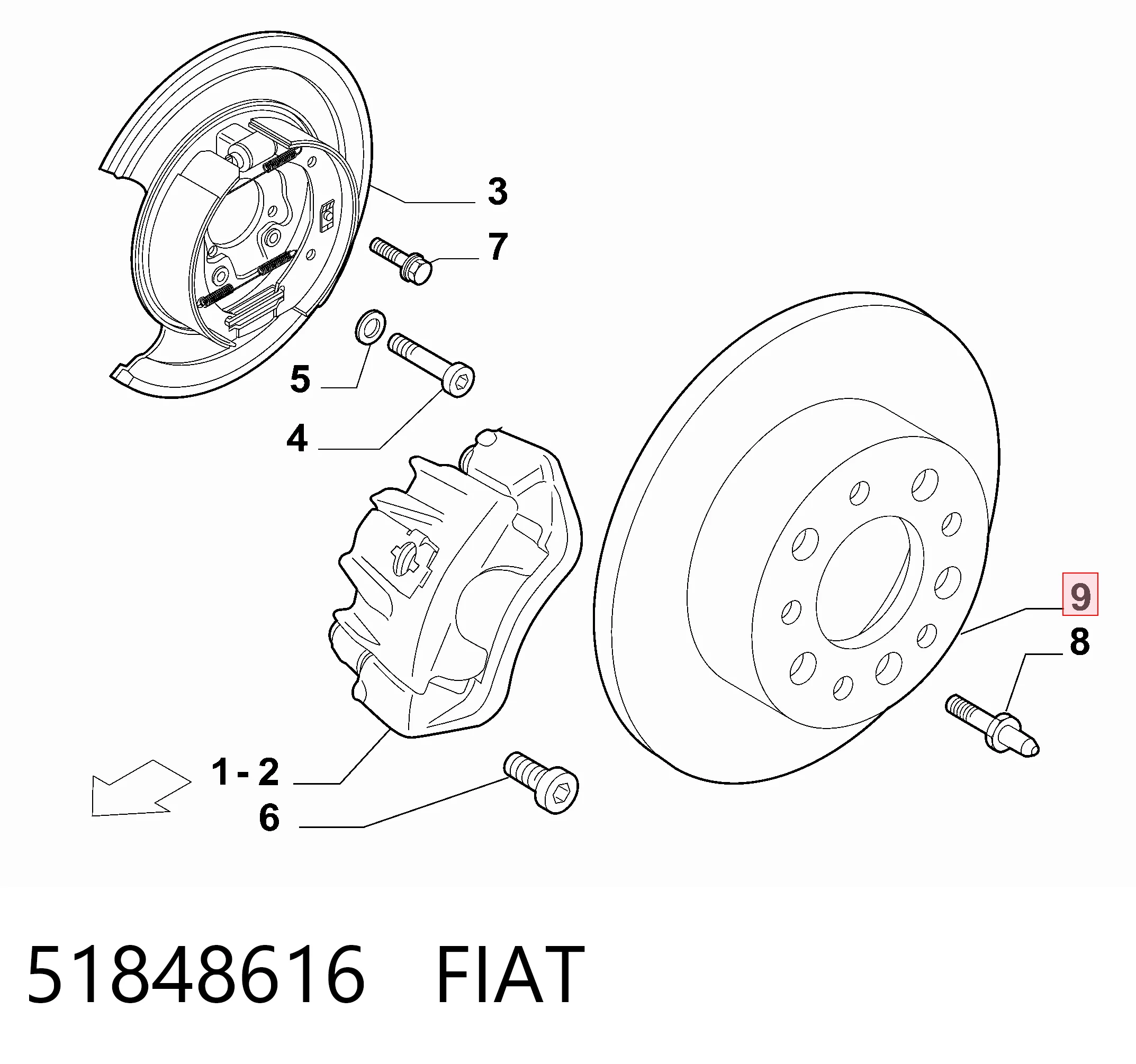 51848616 Fiat/Alfa/Lancia