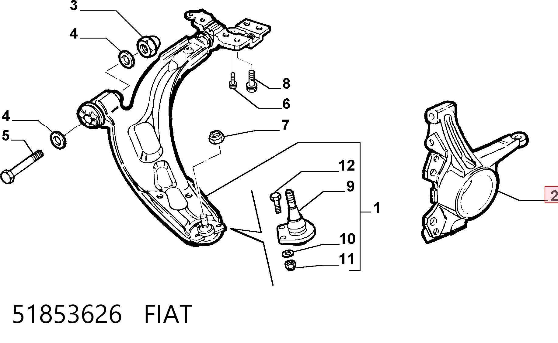 51853626 Fiat/Alfa/Lancia