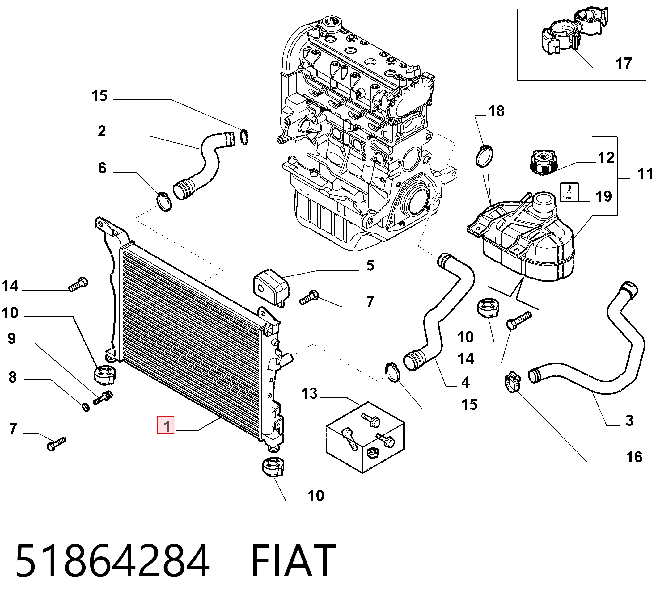 Água radiador Fiat Fiorino desde 68,95 €