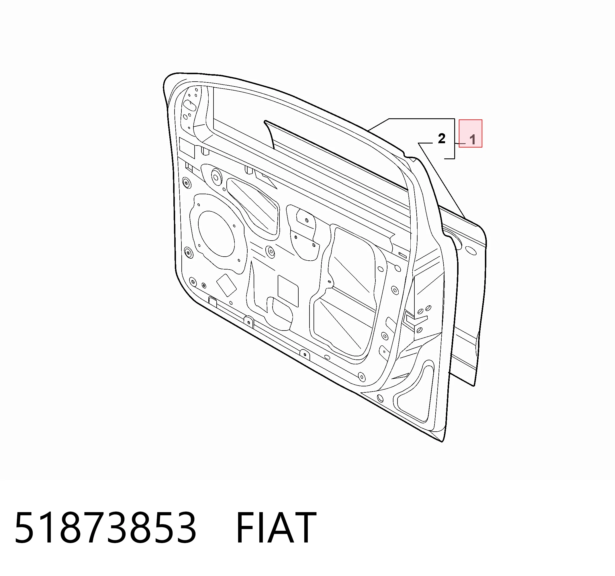 Puerta delantera para Fiat Bravo II 198