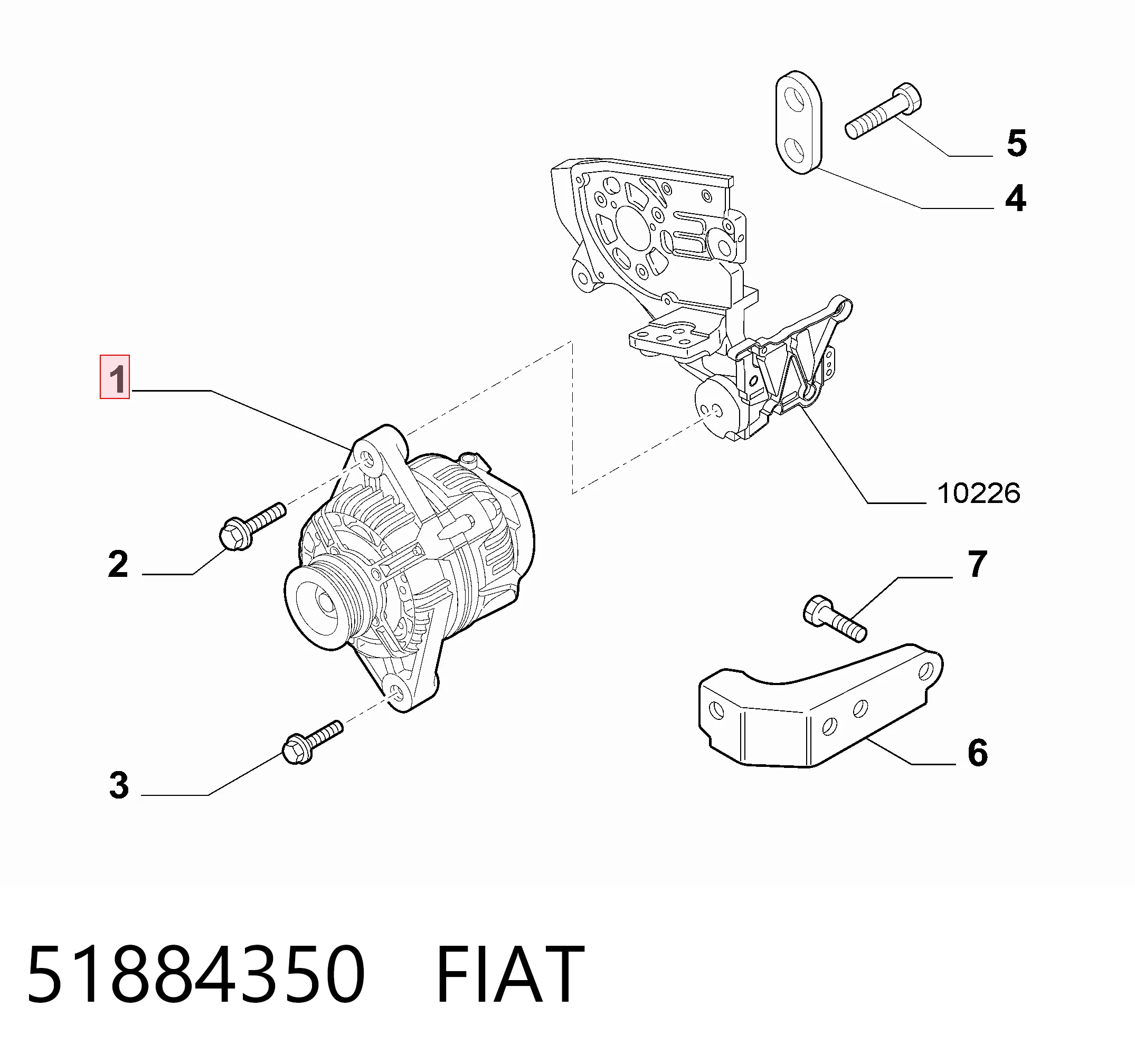 51884350 Fiat/Alfa/Lancia
