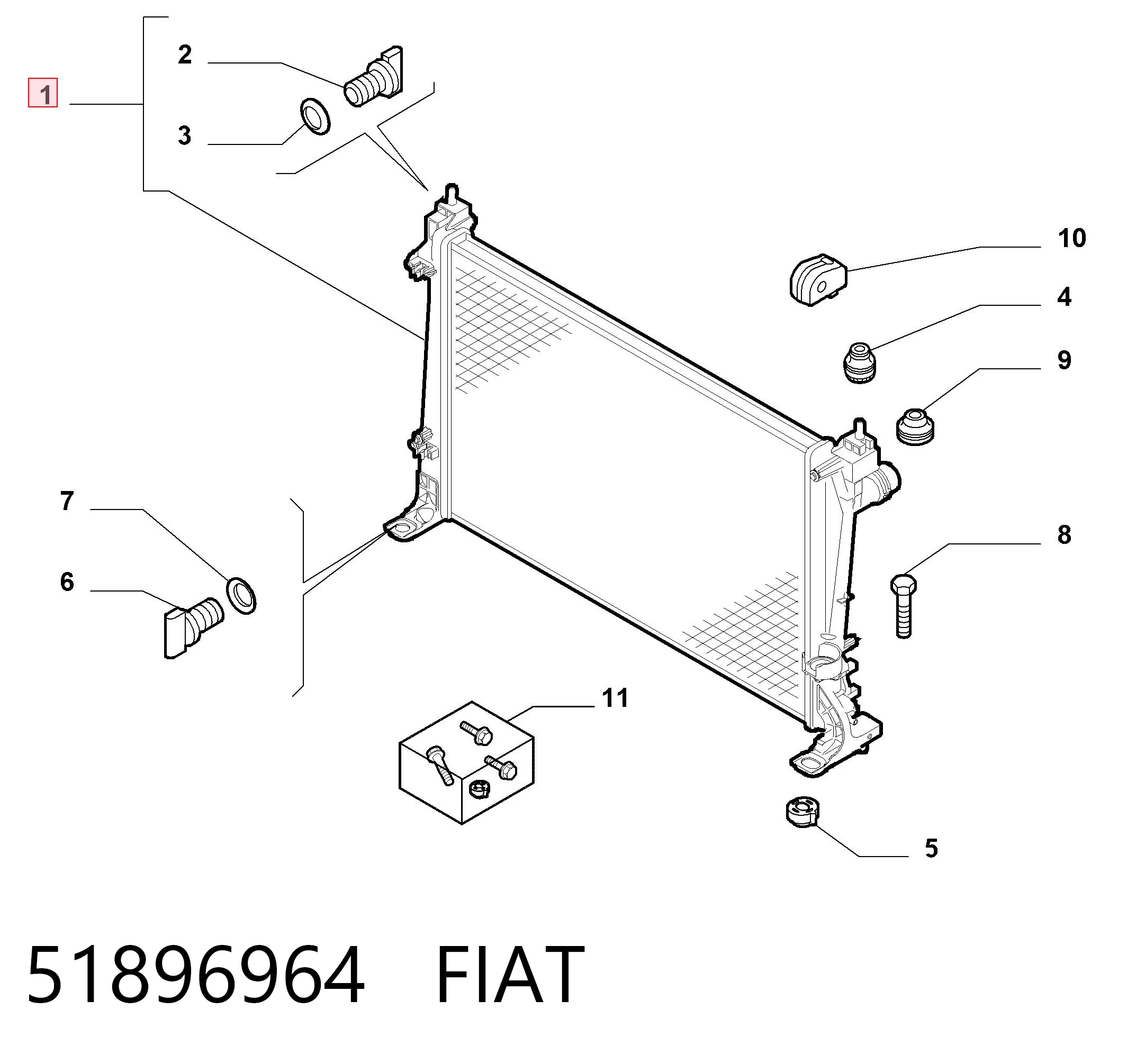 51896964 Fiat/Alfa/Lancia