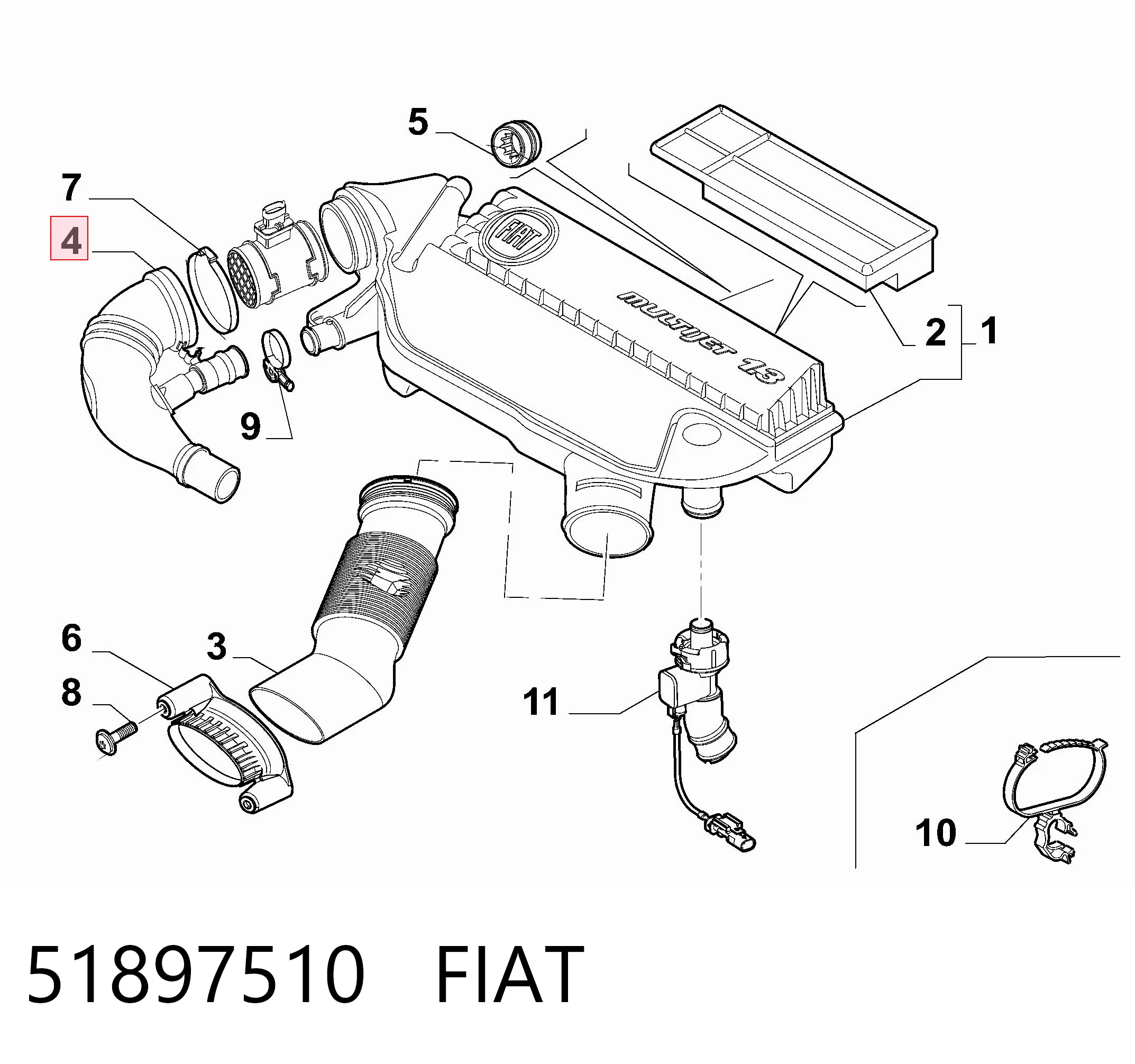 51897510 Fiat/Alfa/Lancia
