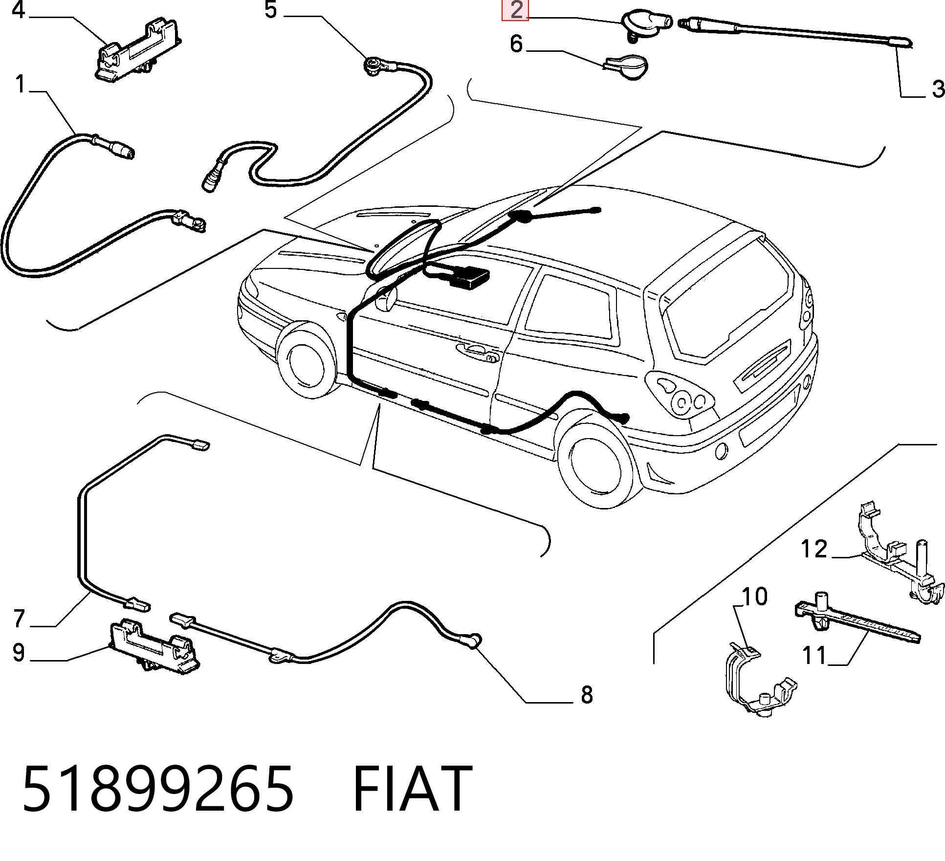 Comprar Antena Fiat Ducato III 250 a bajo precio