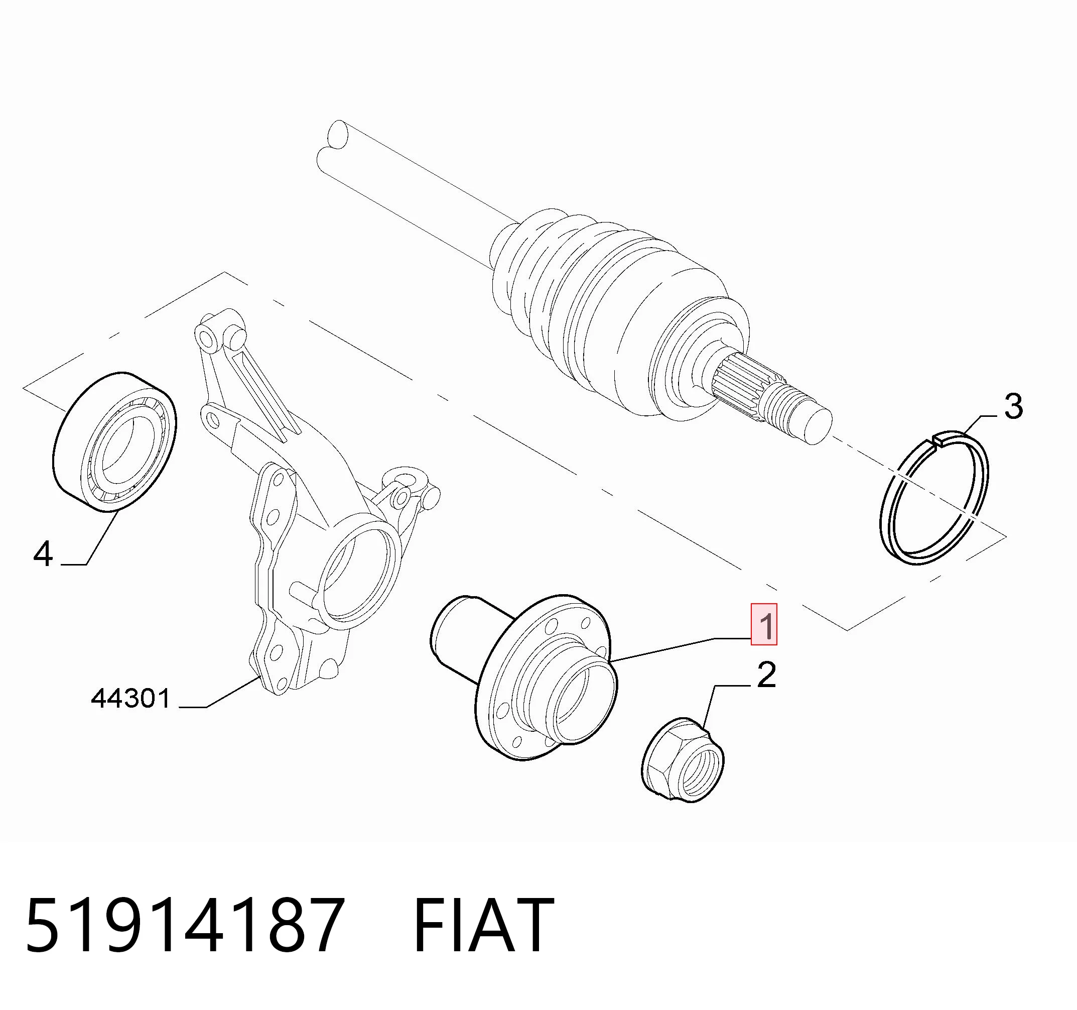 Comprar Cubo de rueda delantero Fiat Tipo  356 a bajo precio