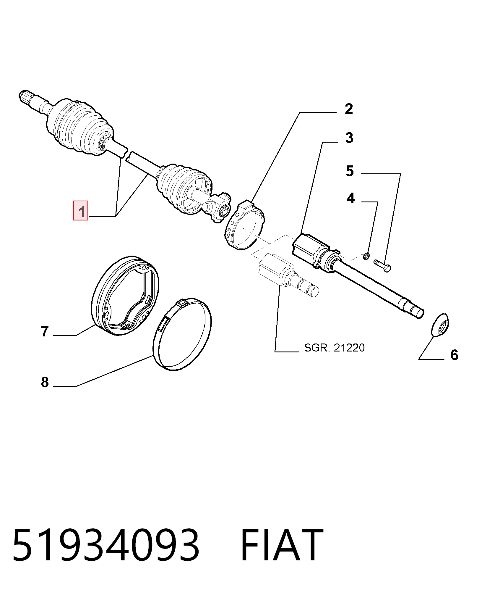 51934093 Fiat/Alfa/Lancia