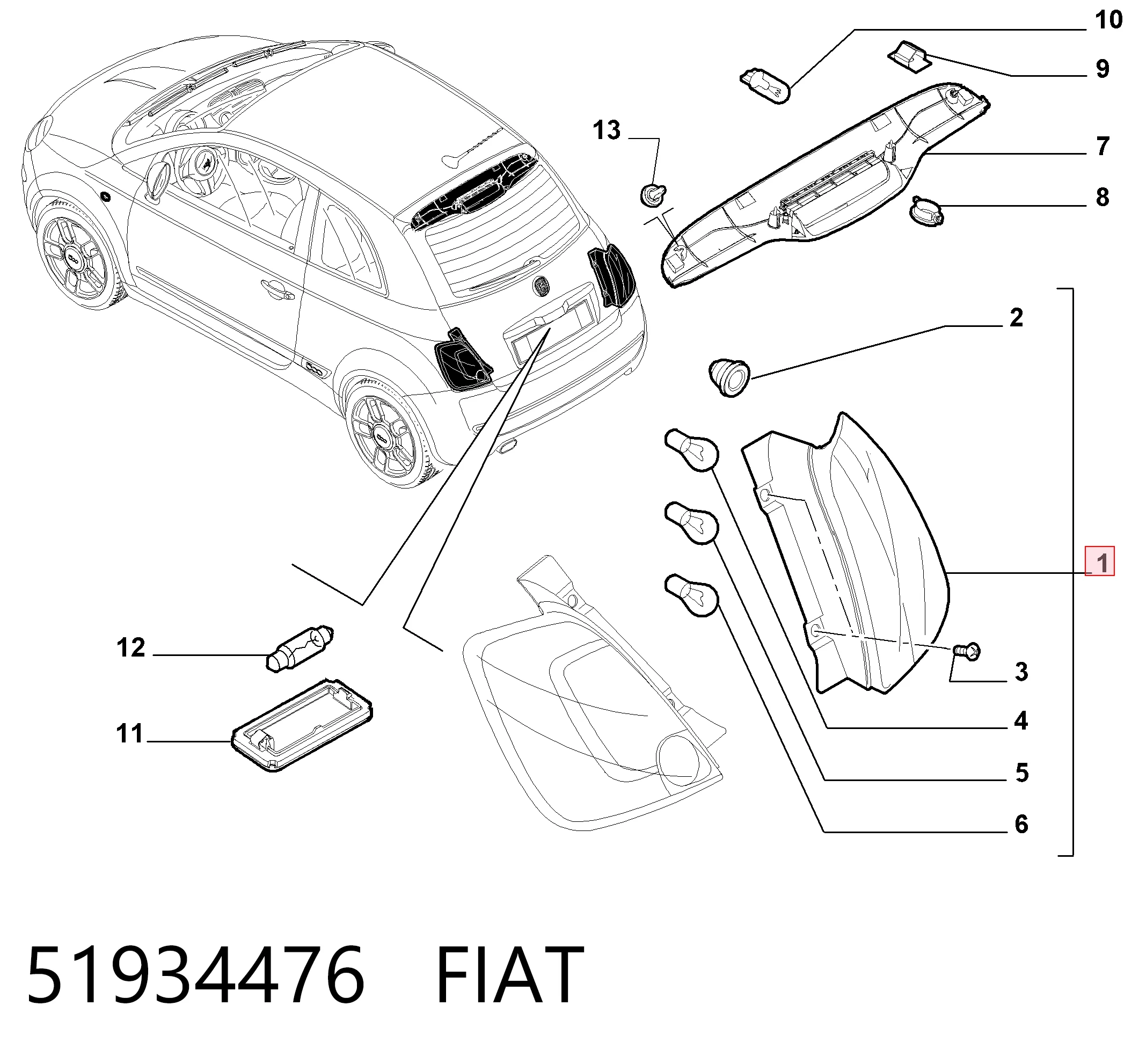 51934476 Fiat/Alfa/Lancia