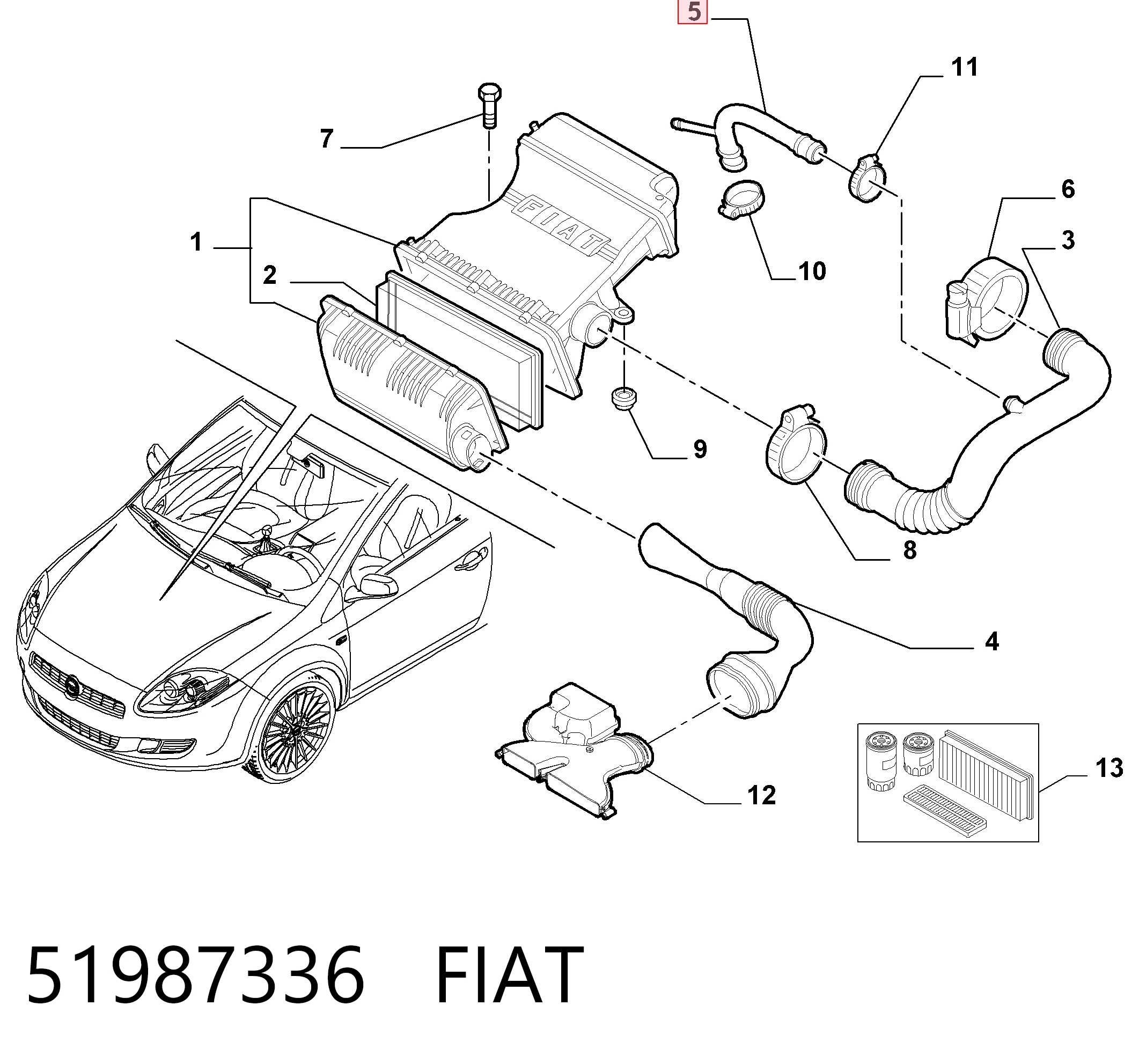 51987336 Fiat/Alfa/Lancia