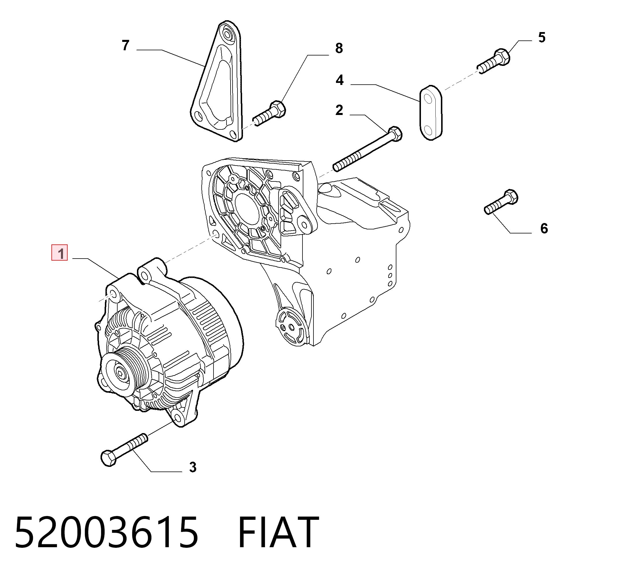 52003615 Fiat/Alfa/Lancia