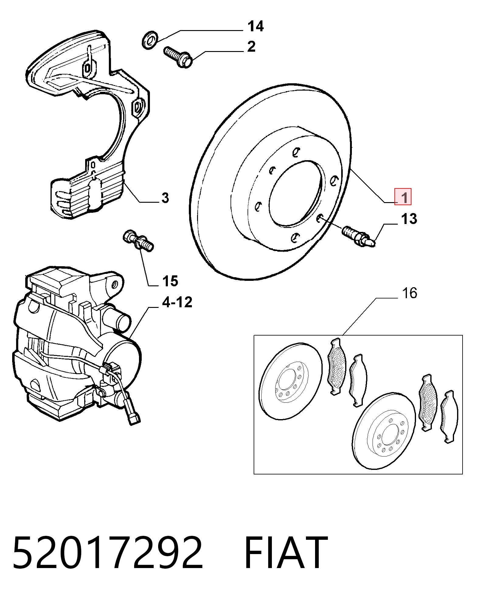 52017292 Fiat/Alfa/Lancia