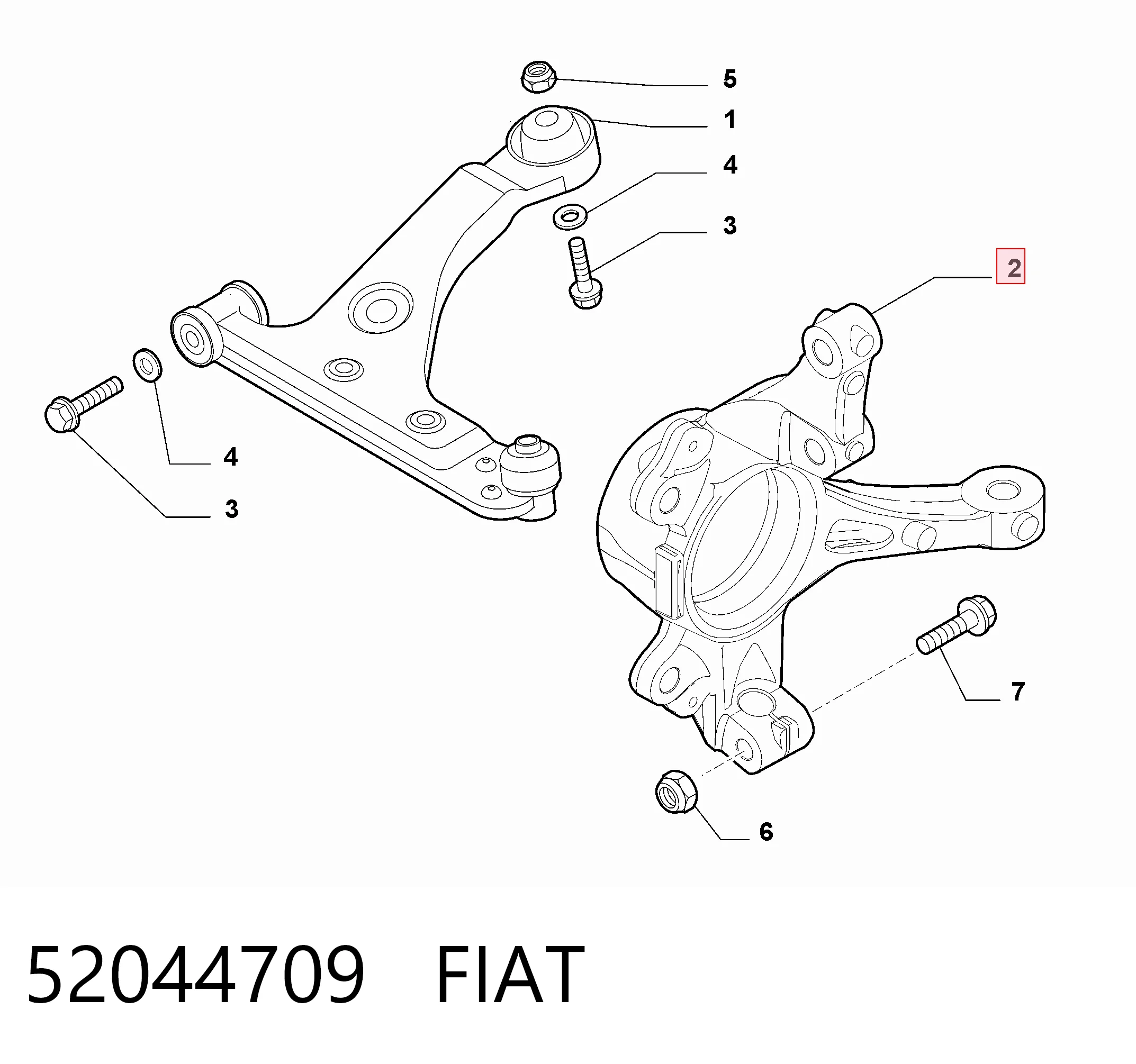 52044709 Fiat/Alfa/Lancia