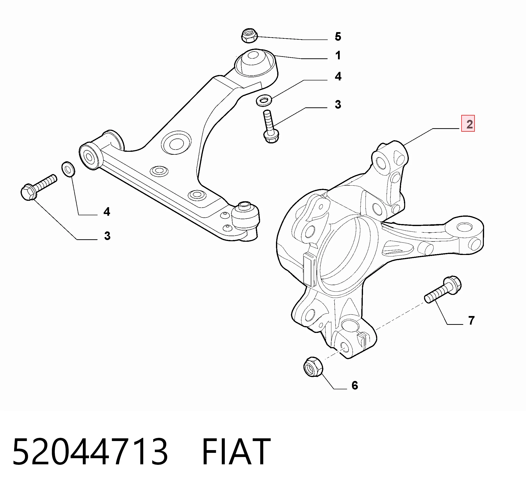 52044713 Fiat/Alfa/Lancia