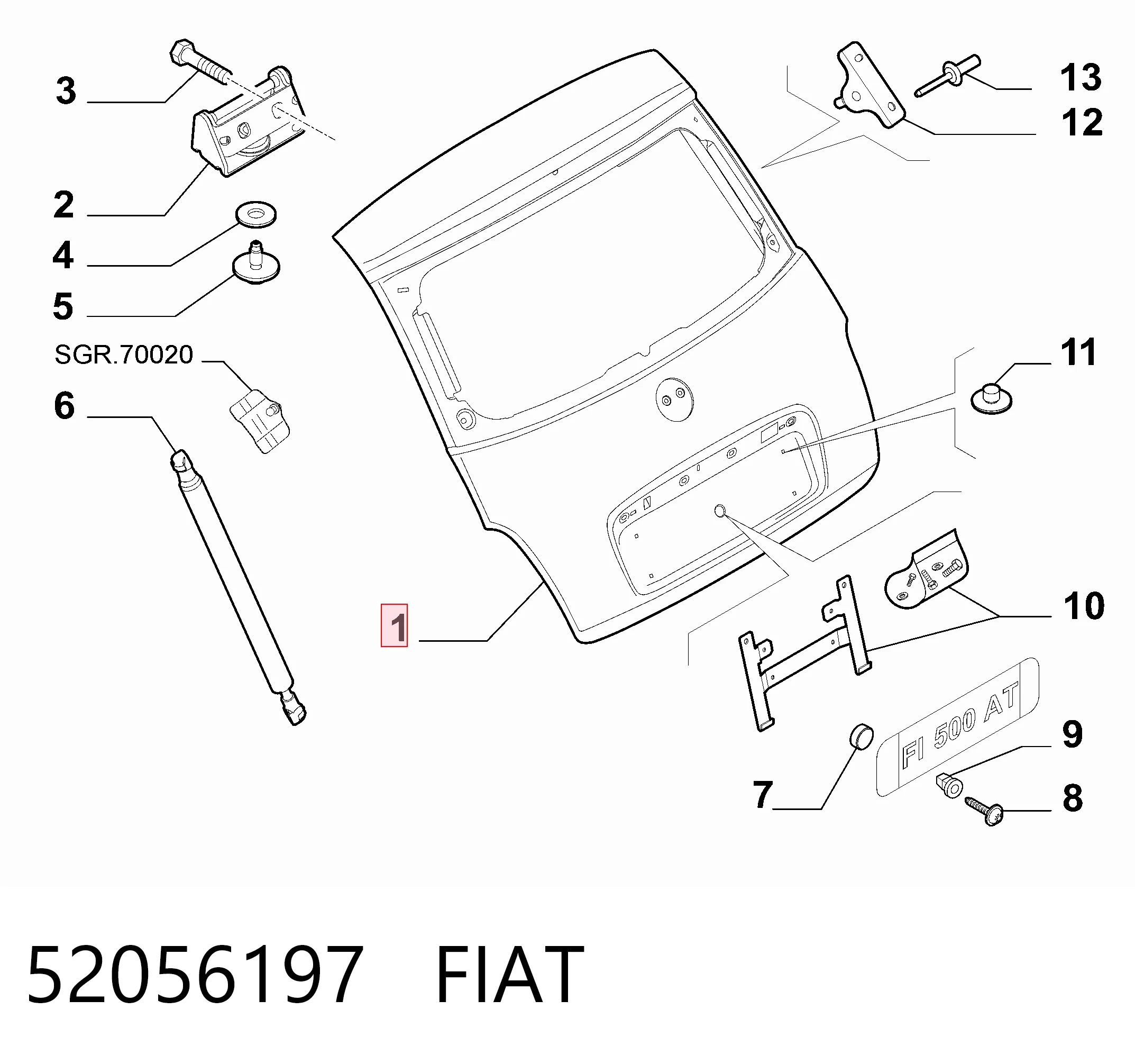 52056197 Fiat/Alfa/Lancia