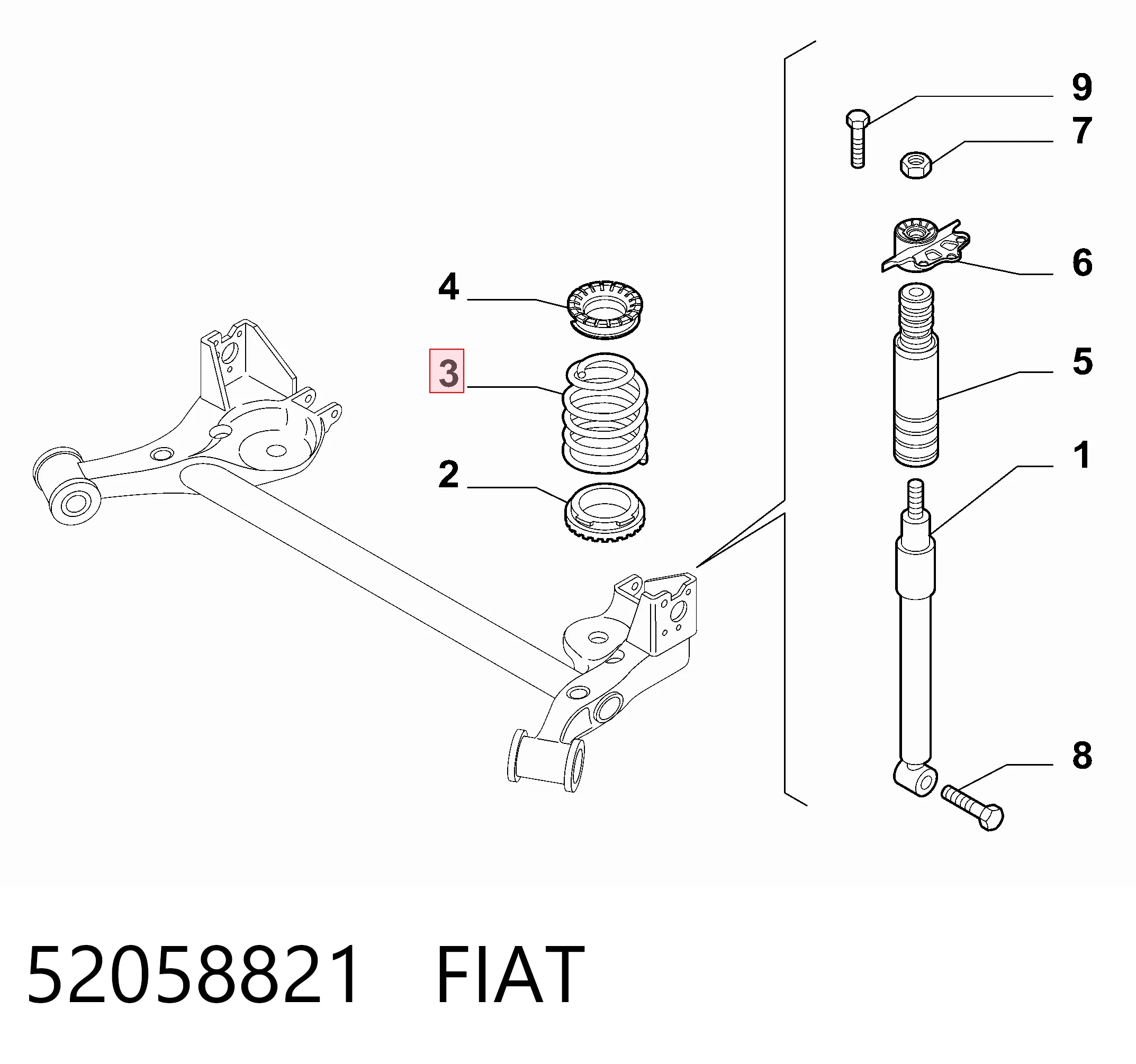 Muelle para Fiat Punto 199