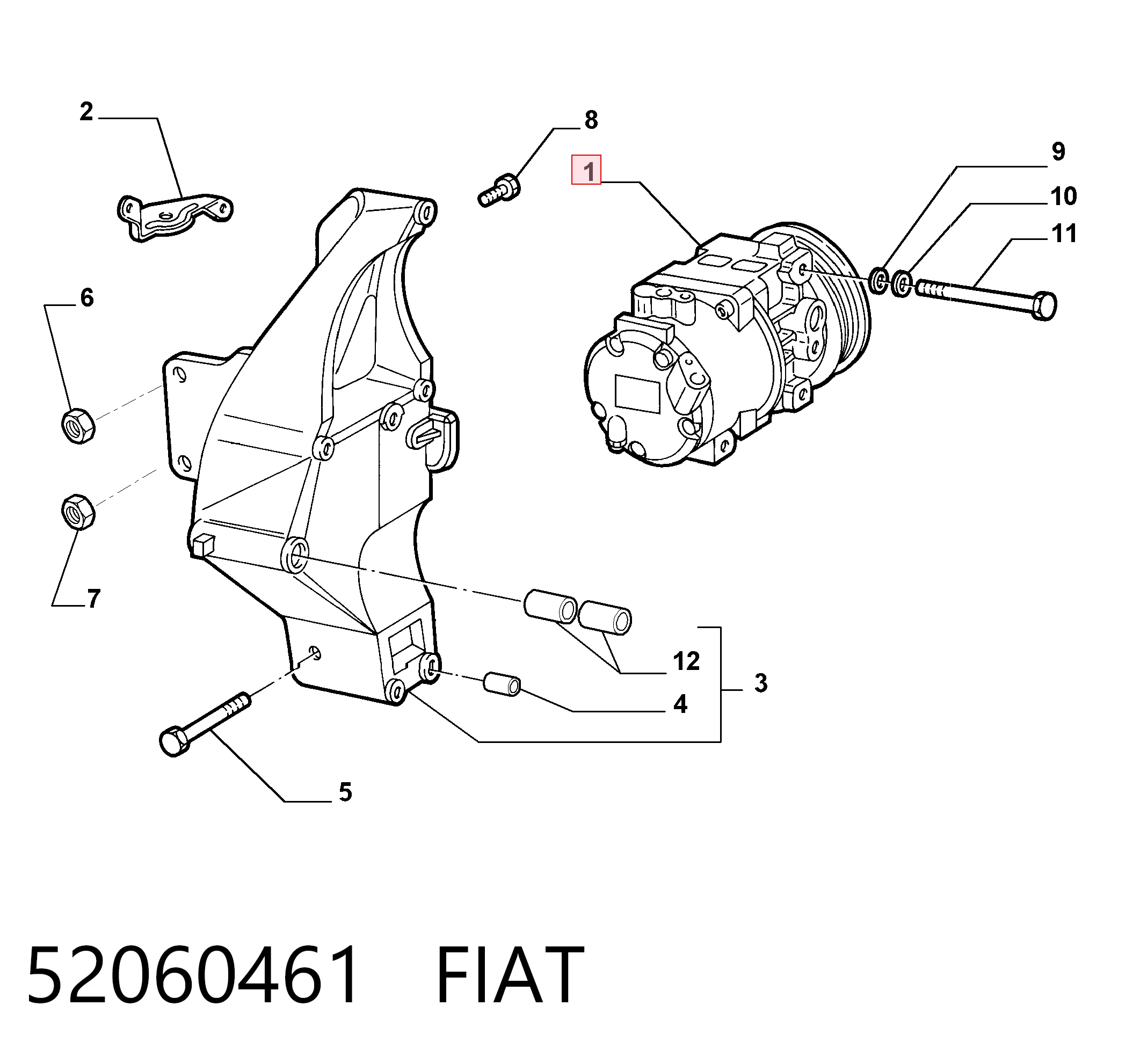 52060461 Fiat/Alfa/Lancia
