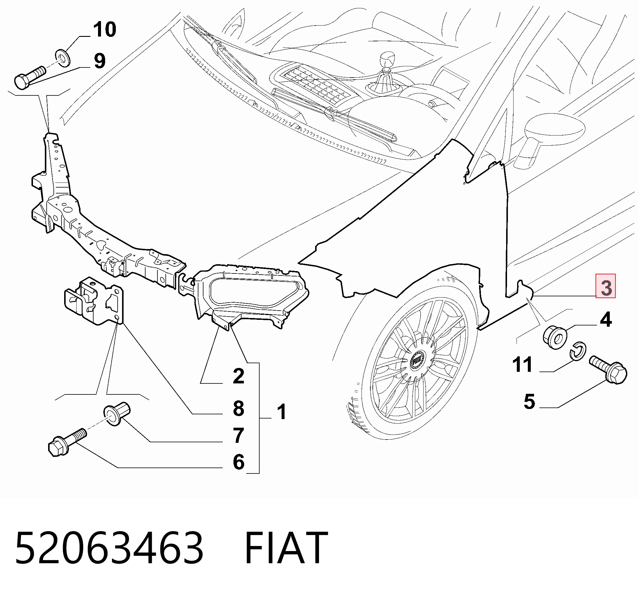 52063463 Fiat/Alfa/Lancia