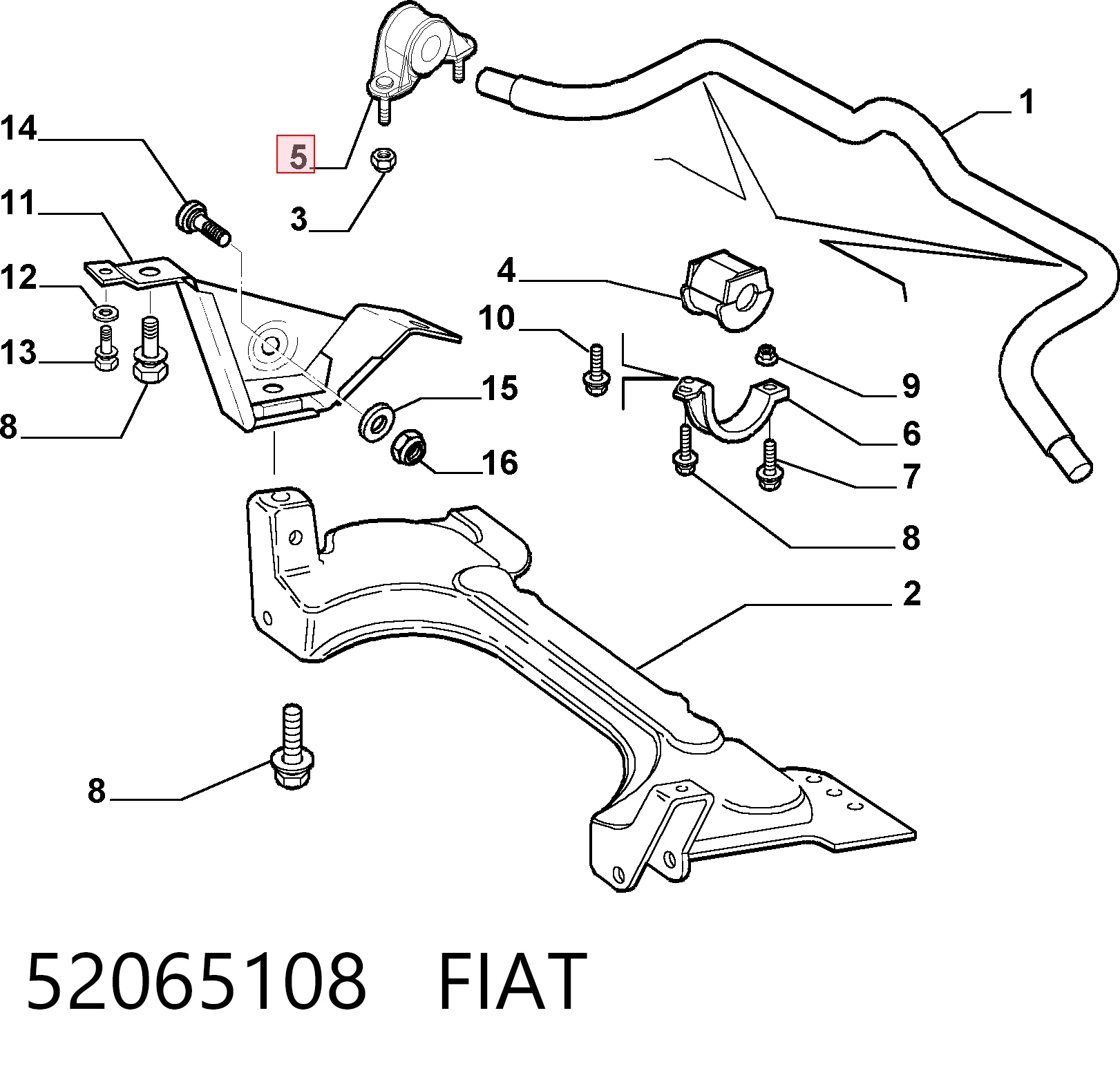 52065108 Fiat/Alfa/Lancia