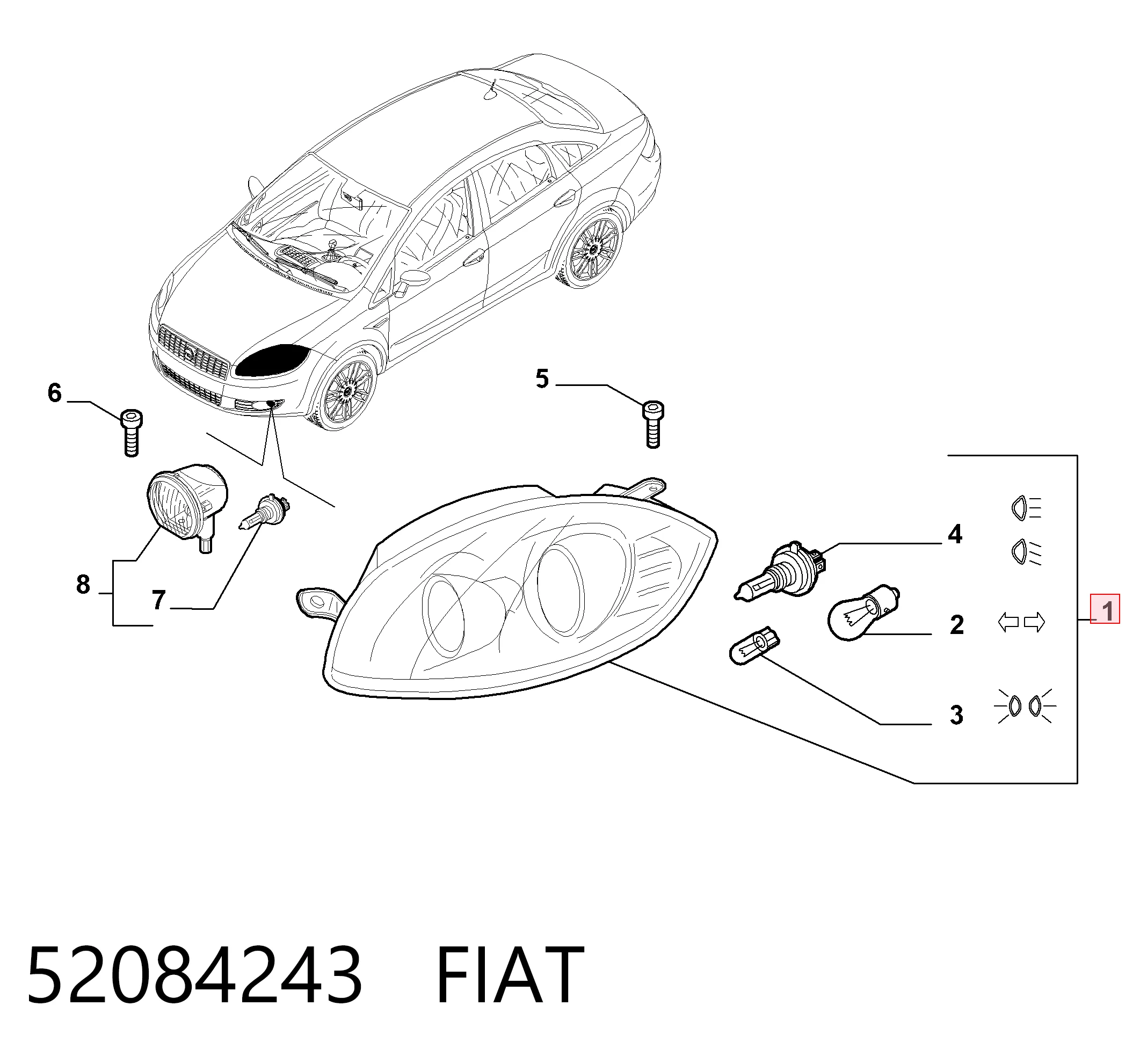 52084243 Fiat/Alfa/Lancia