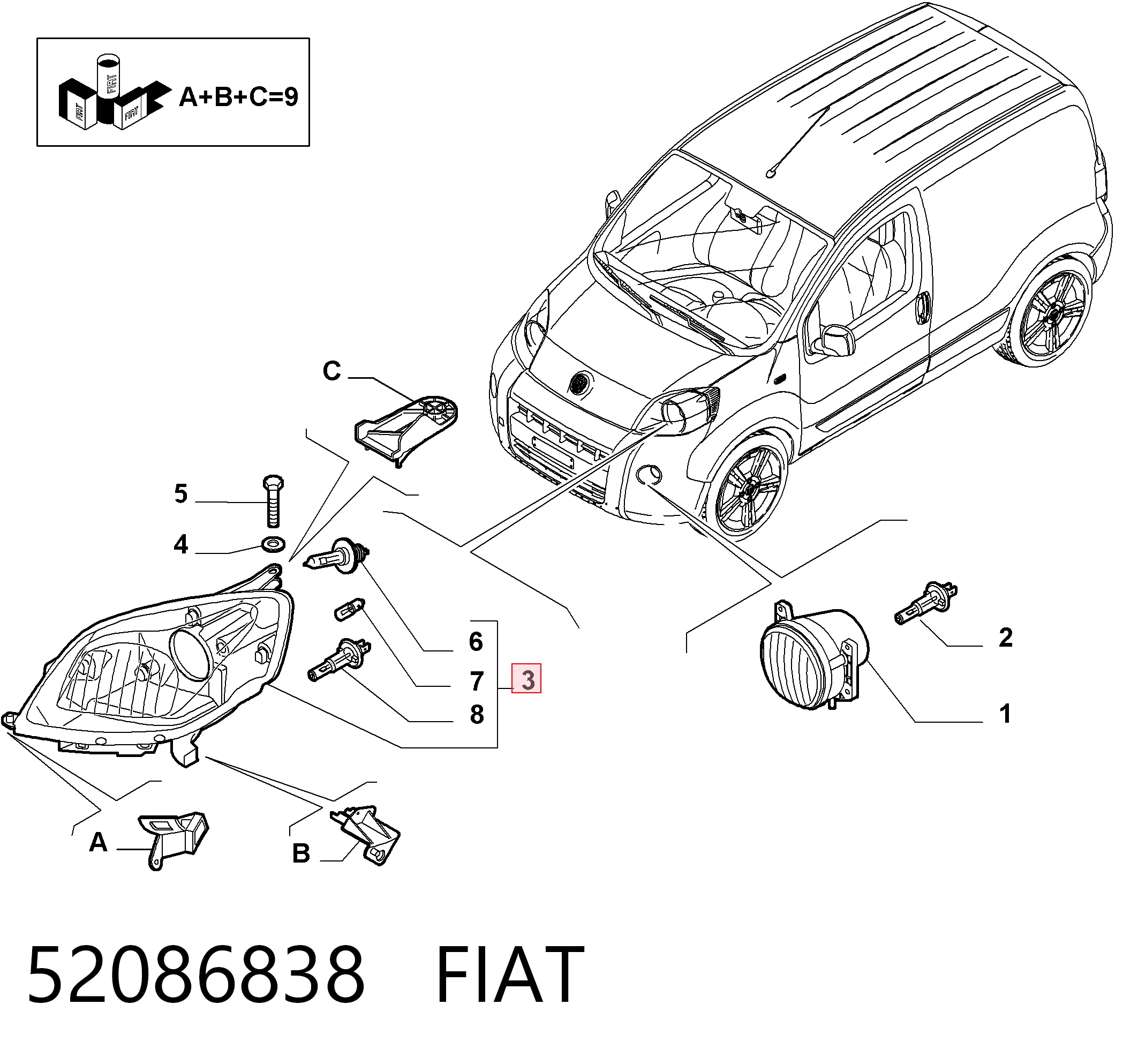 52086838 Fiat/Alfa/Lancia